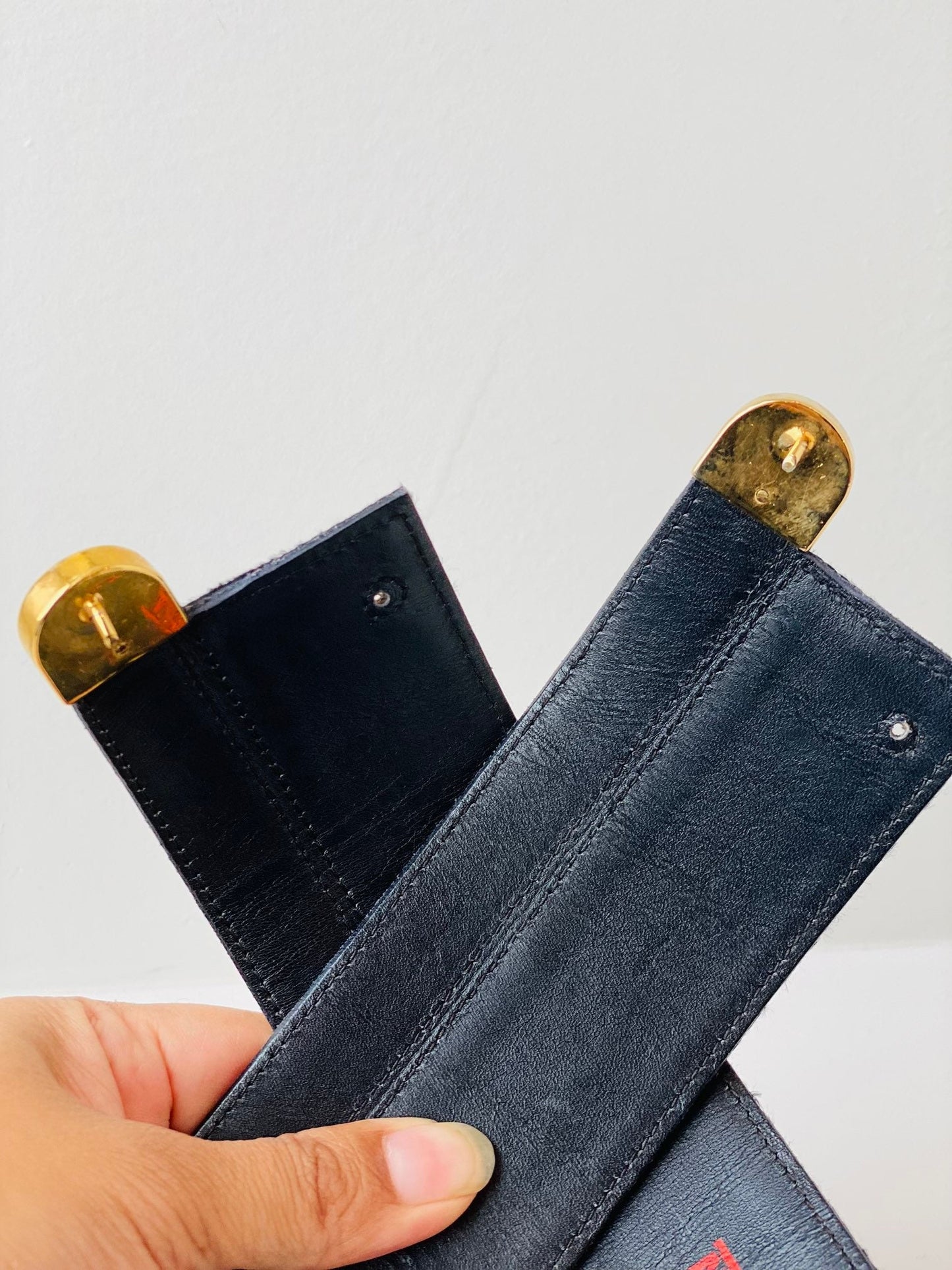 70s Valentino Night Disco Satin Snake Crystal Black and white Wide Waist Belt 30"