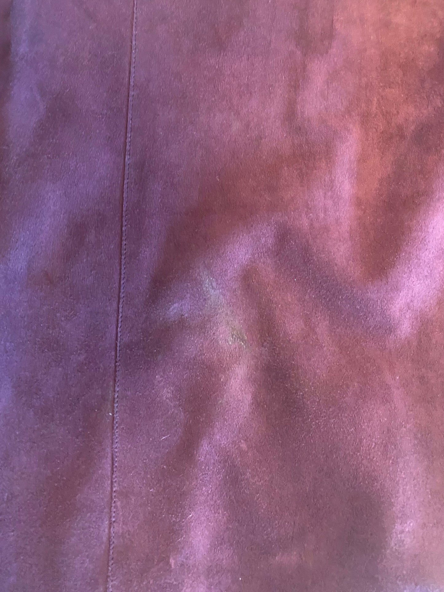 70s Roberto CAVALLI Suede Feather Application Vest and Skirt Ensemble As Seen At The Met