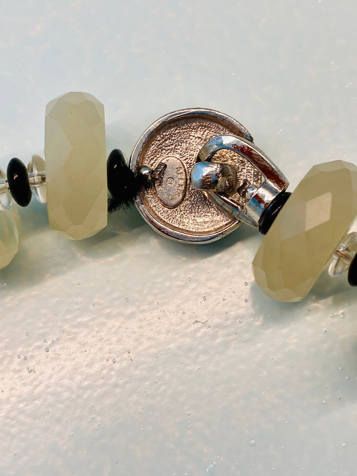 Disco era Alexis KIRK Signed Statement Necklace. Huge!