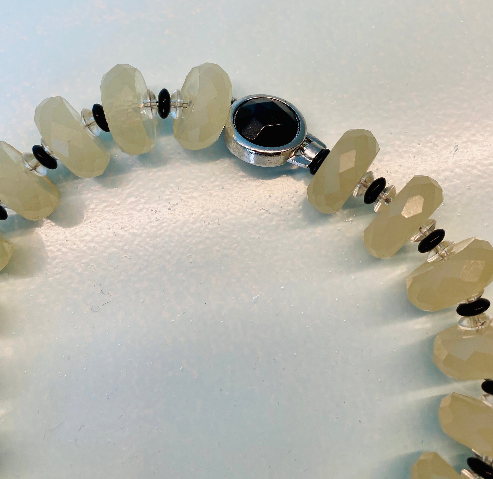 Disco era Alexis KIRK Signed Statement Necklace. Huge!