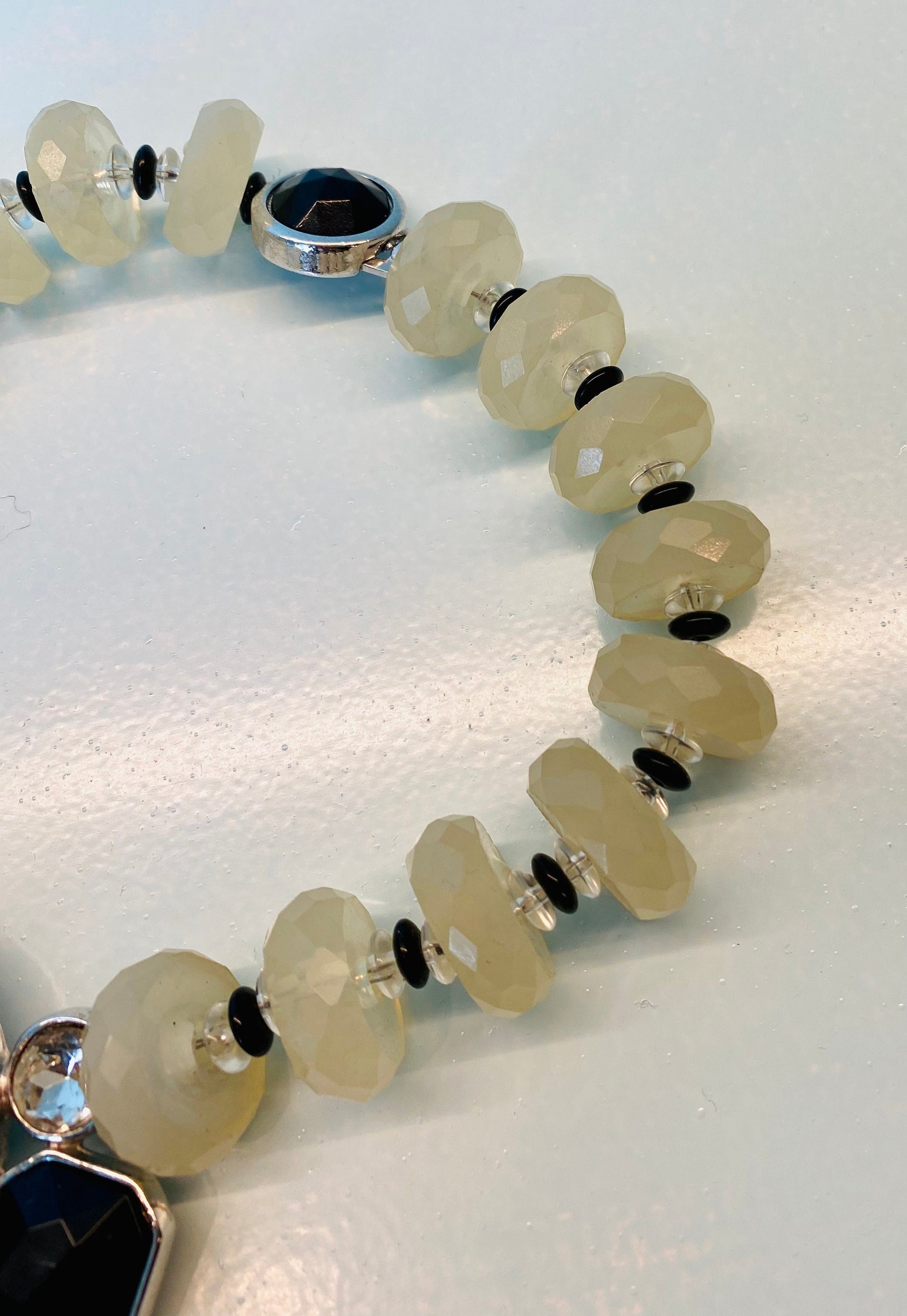 Disco era Alexis KIRK Signed Statement Necklace. Huge!