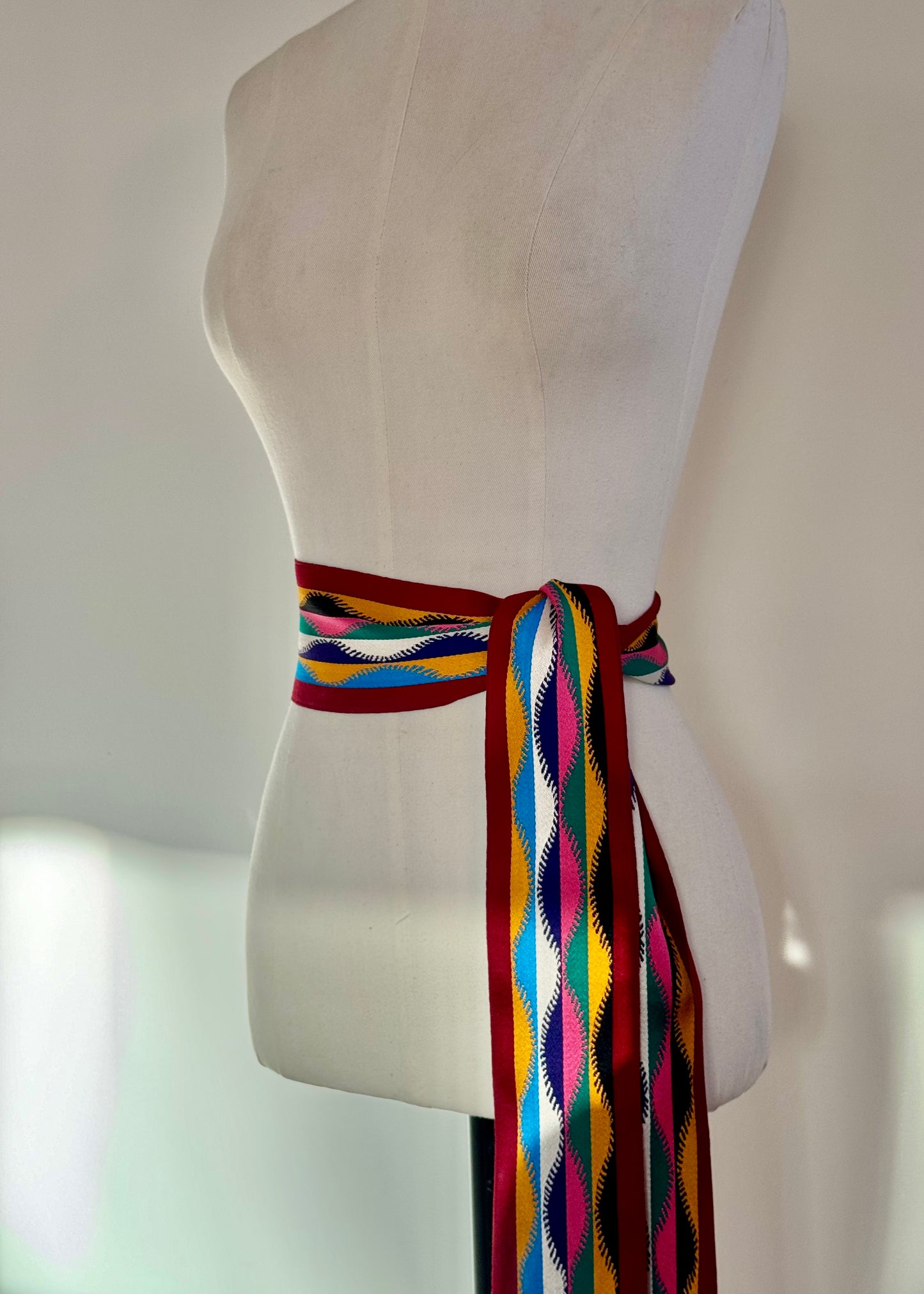 Vintage Kenzo Batik Woven Sash