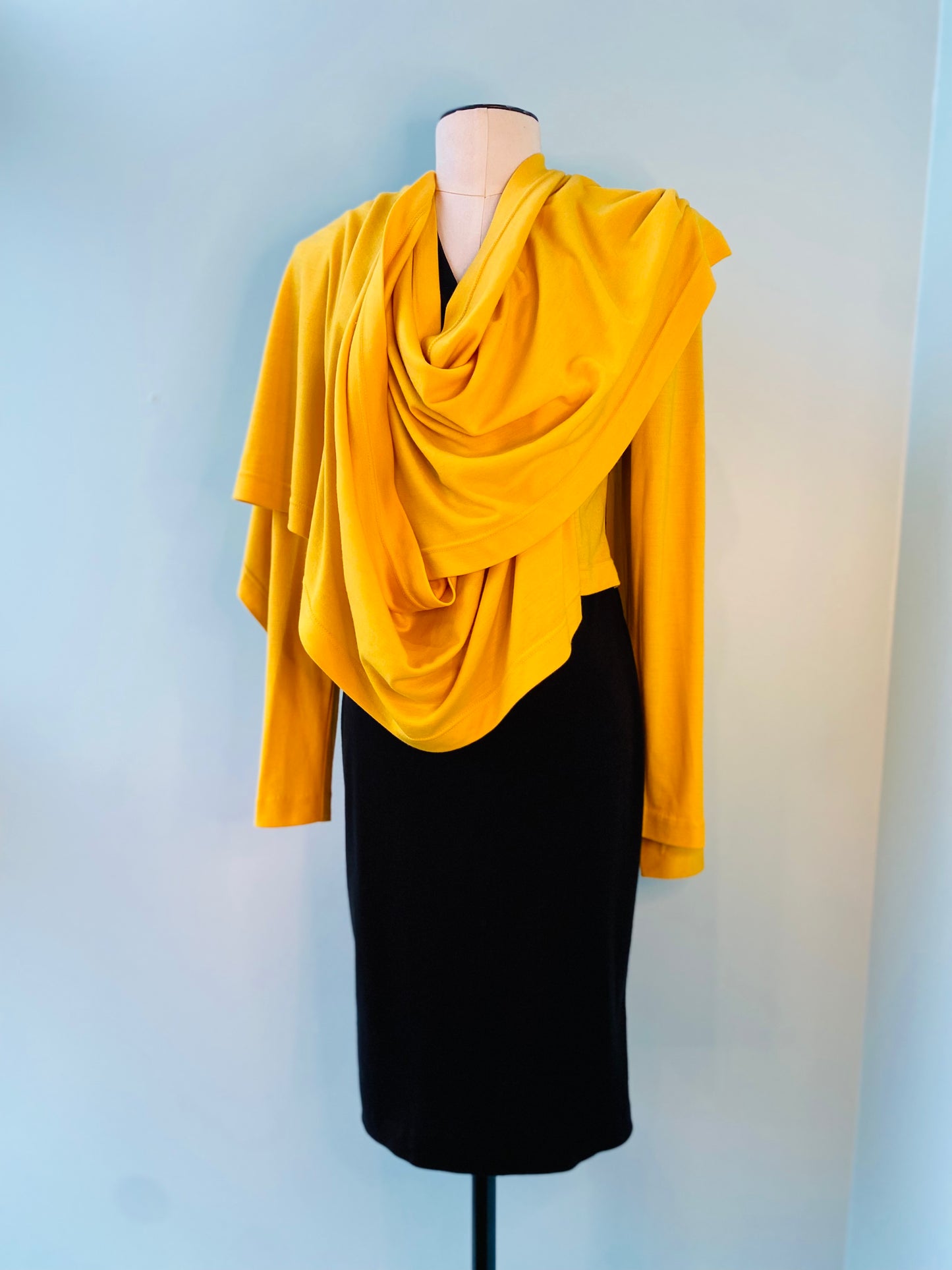 Rare Patrick Kelly Yellow and Black Shift Dress