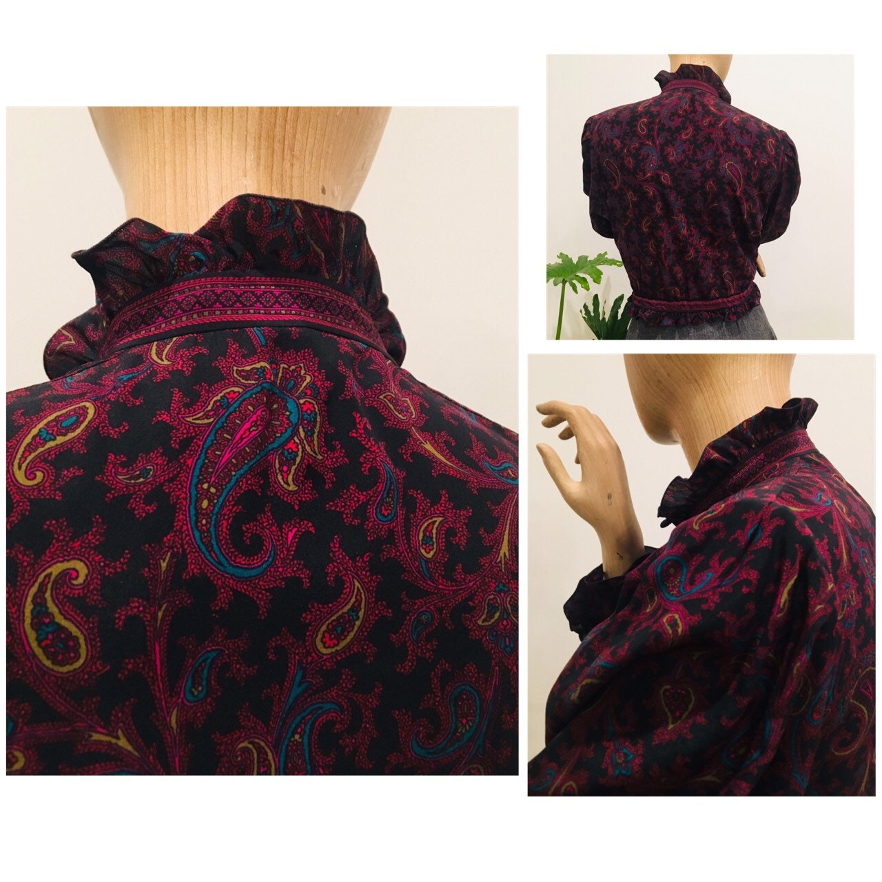 Ungaro 70s paisley blouse Seen on Carrie Bradshaw