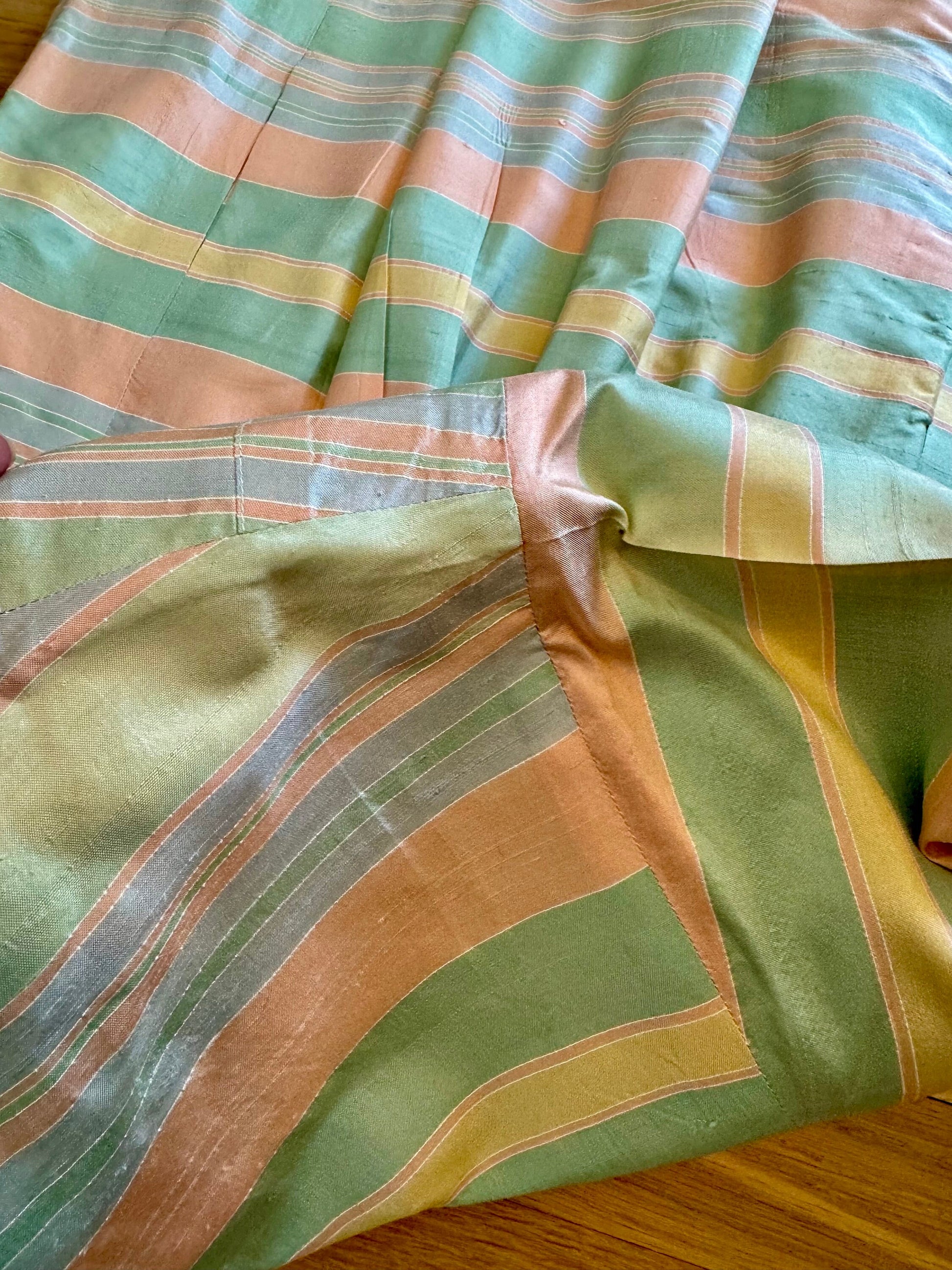 70s Jim Thompson Thai Silk Caftan Maxi