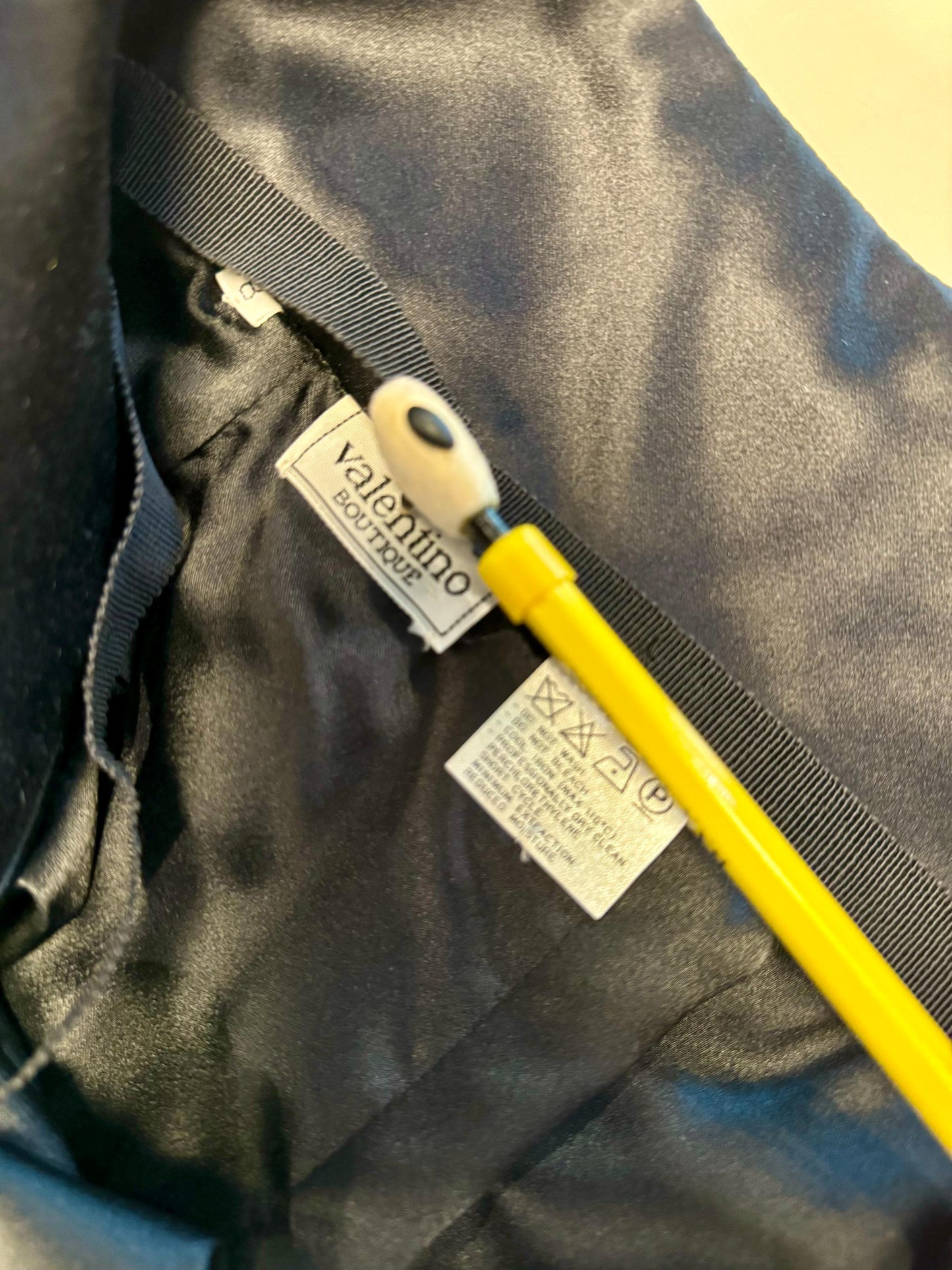 90s Silk Valentino Silk Patchwork High Waisted Trousers