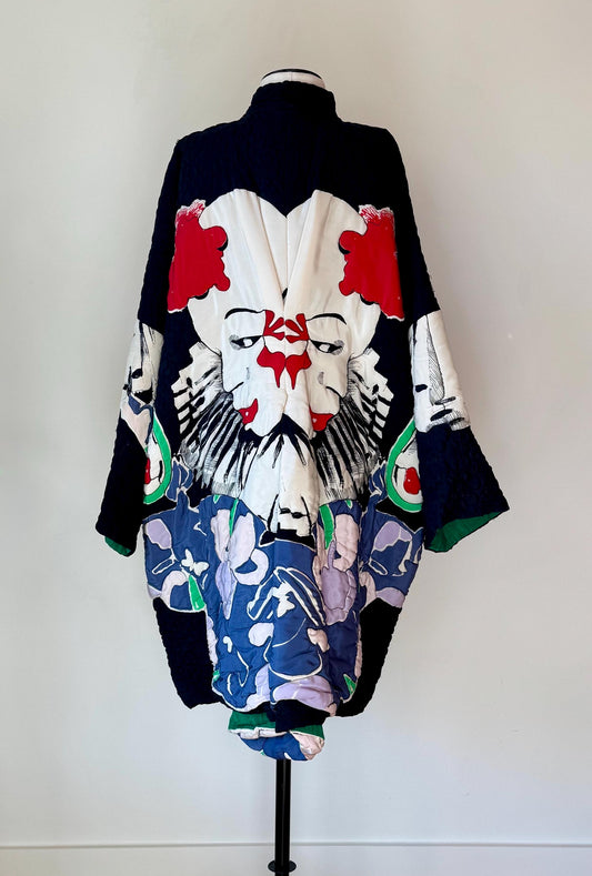 Silk Quilted Michaele Vollbracht Kimono Jacket