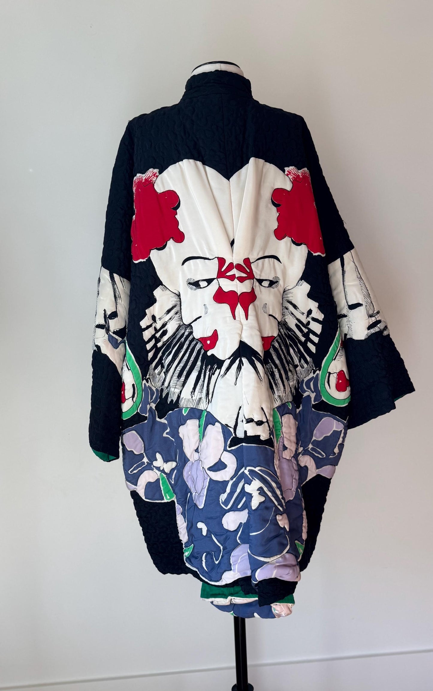 Silk Quilted Michaele Vollbracht Kimono Jacket