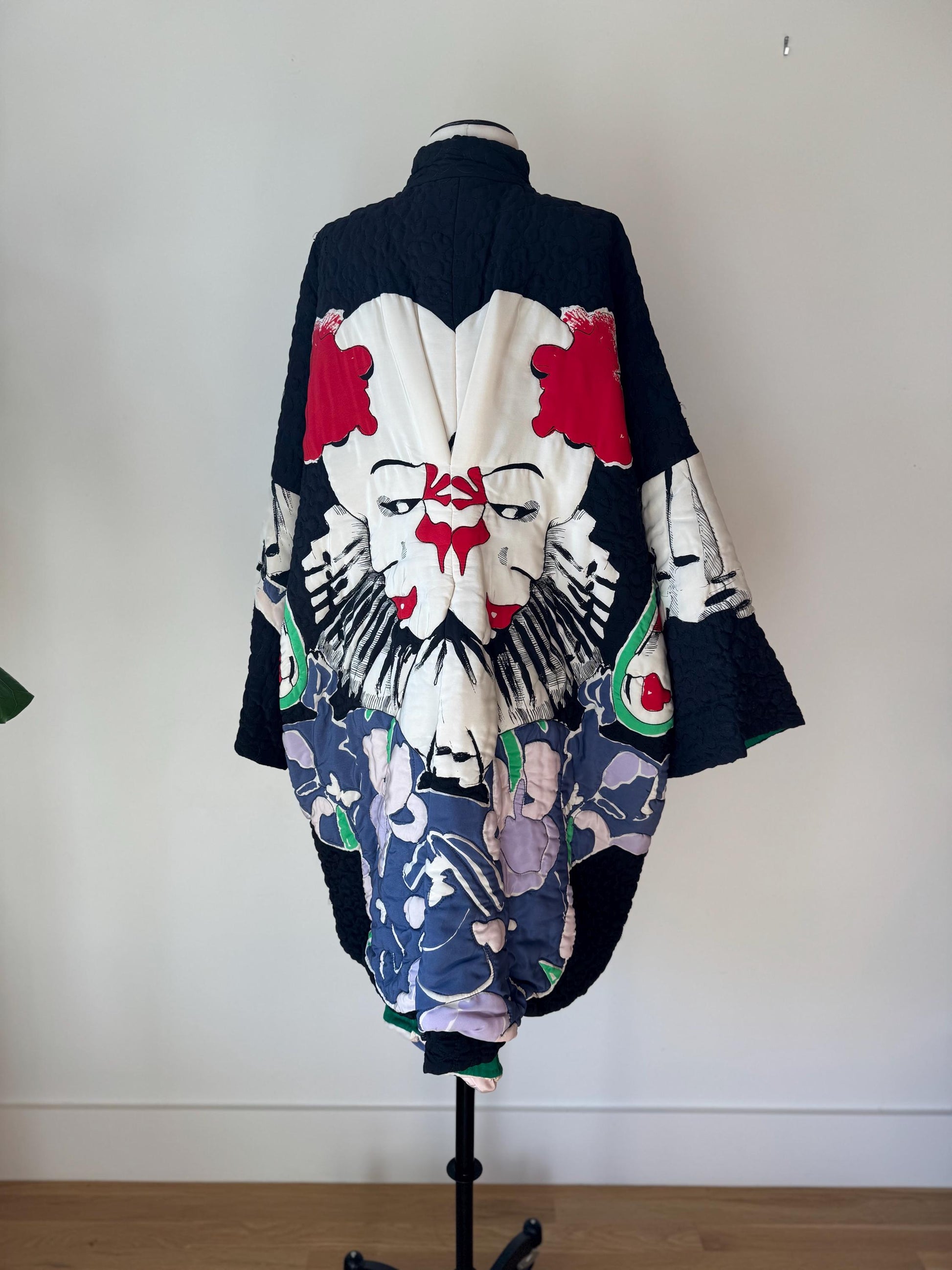 Silk Quilted Michaele Vollbracht Kimono Jacket