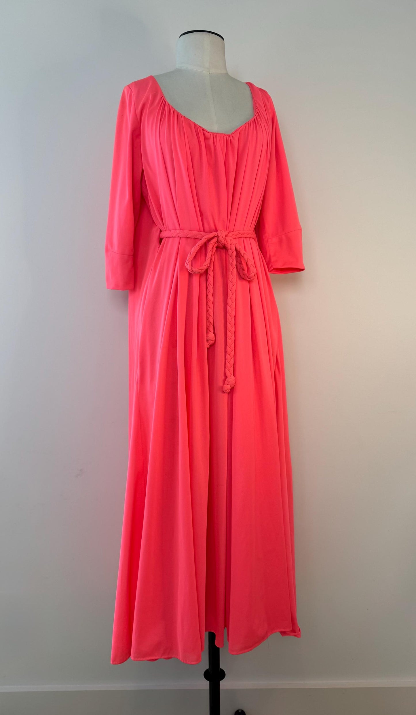 Vintage Bright Pink Lucie Ann Caftan