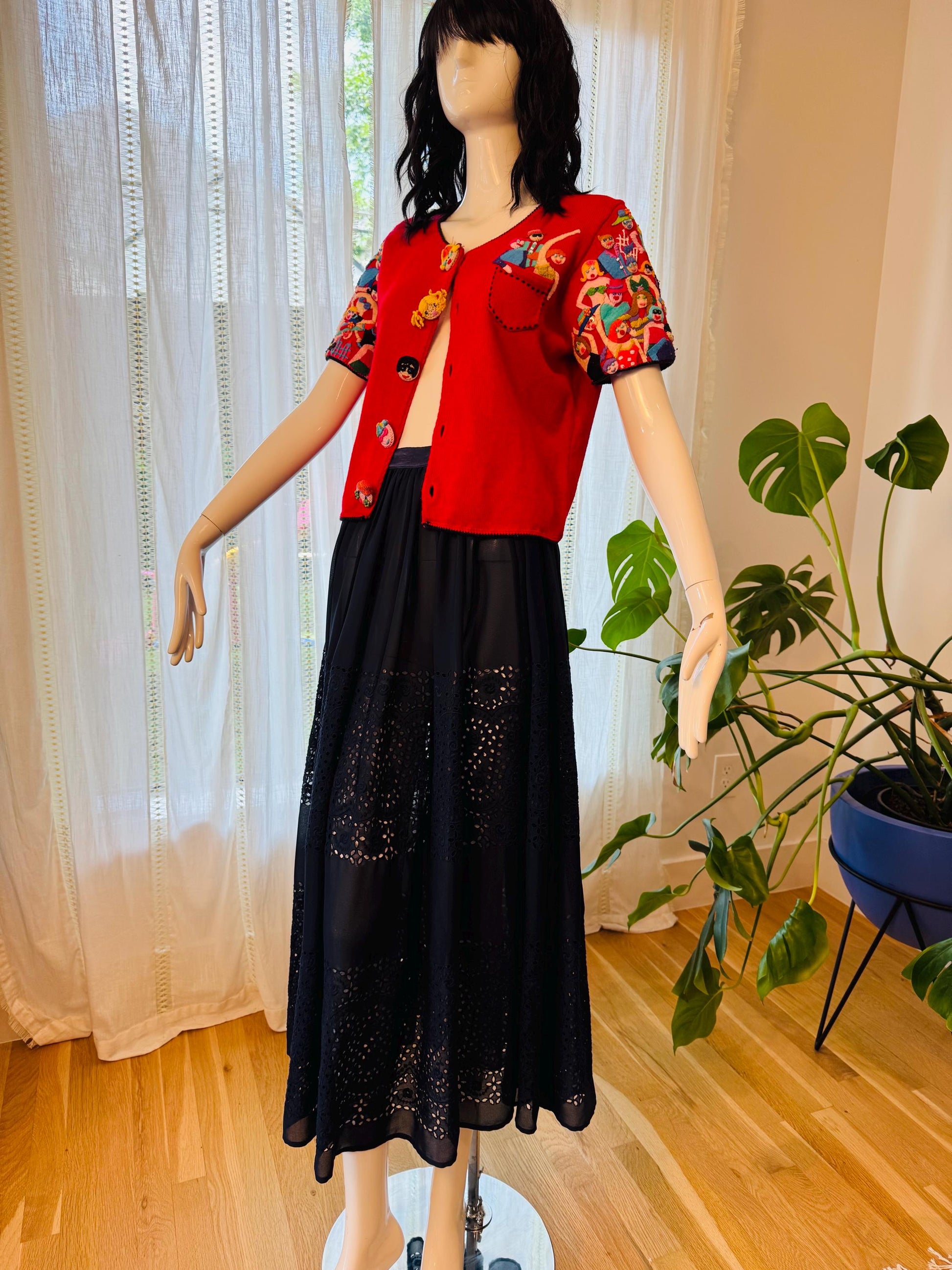 1997 Todd Oldham Runway Maxi Skirt