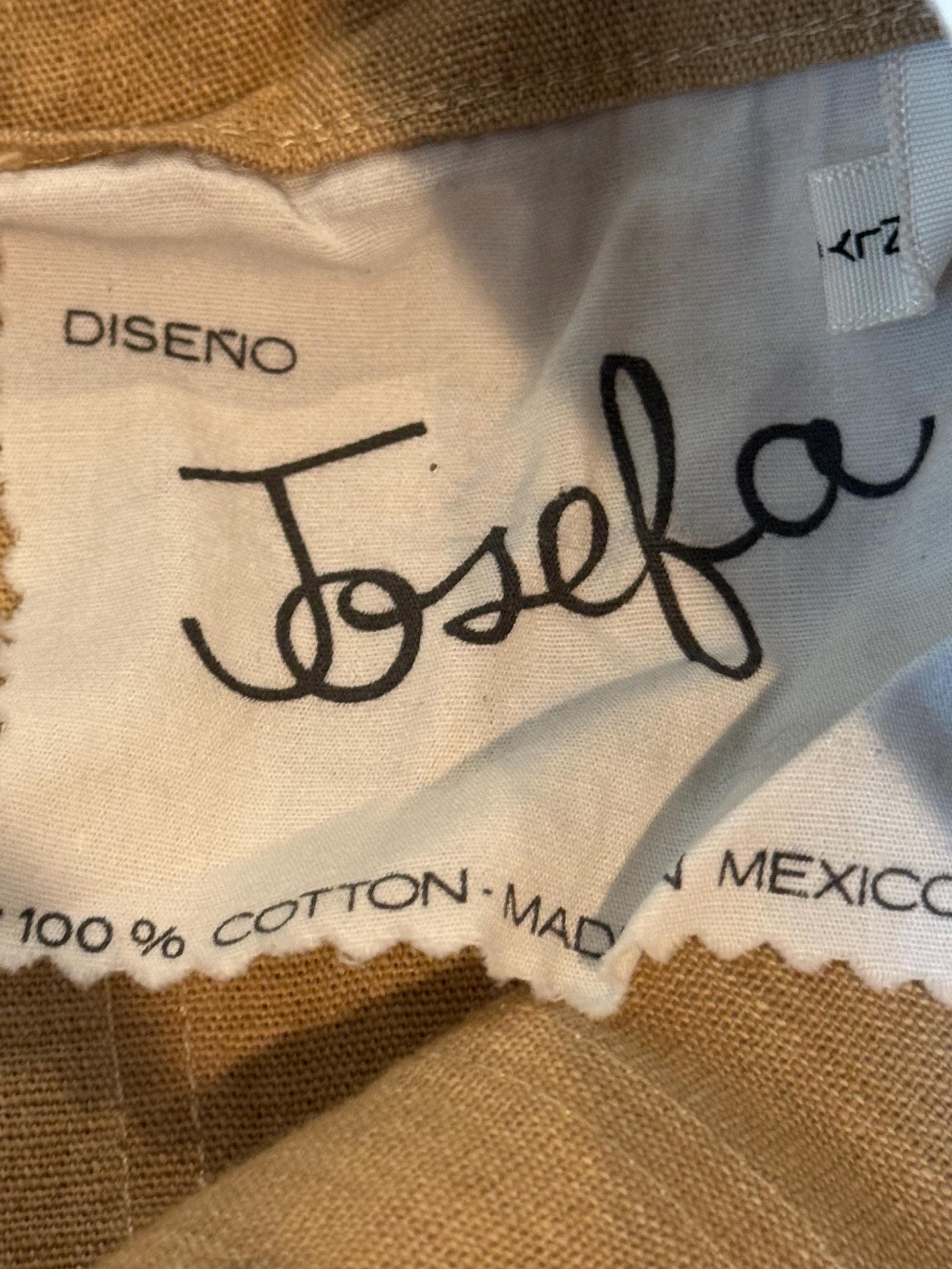 60s/70s JOSEFA Cotton Bell Shaped Caftan Dress