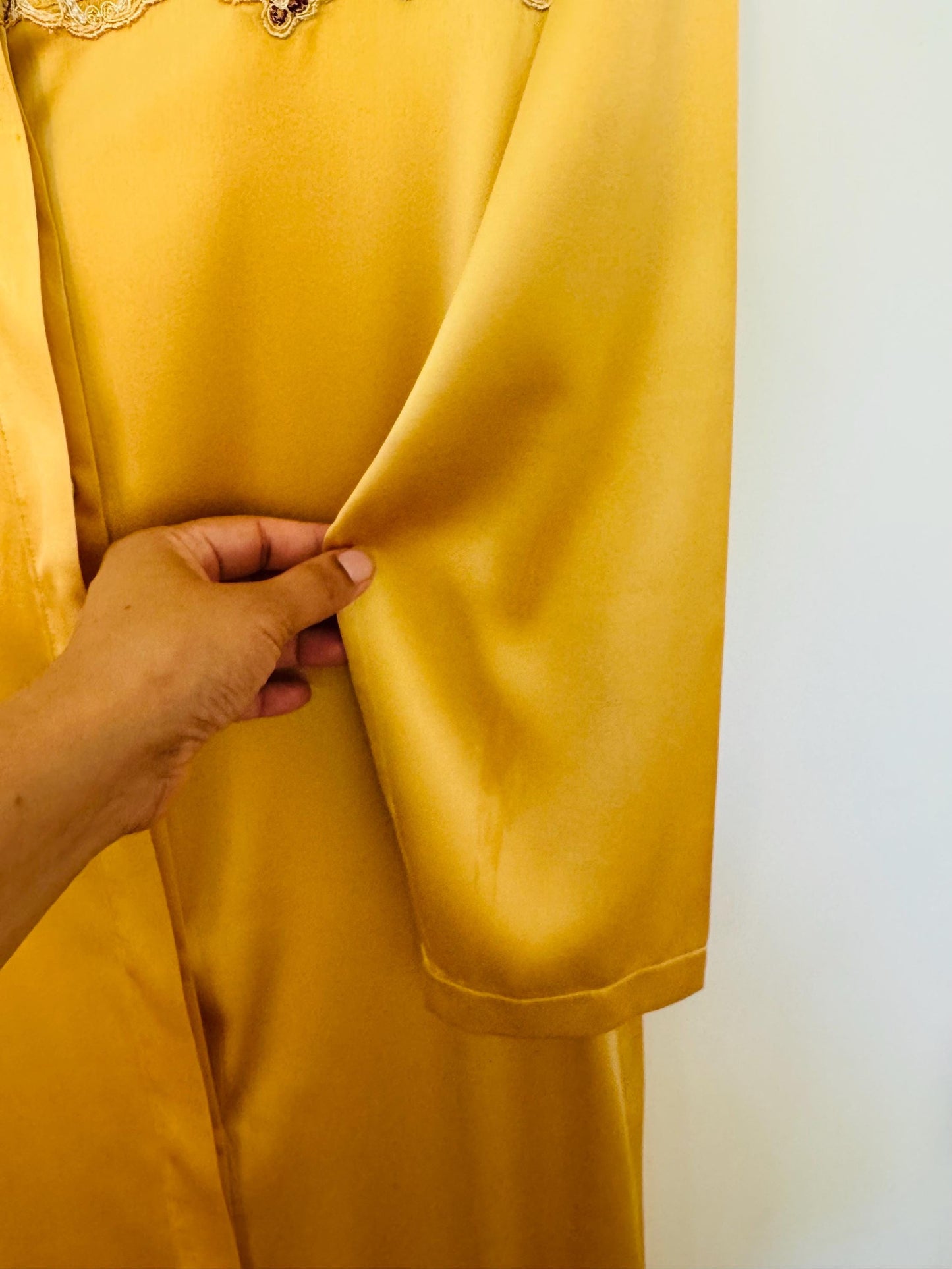 La Perla NWT Yellow Silk Duster