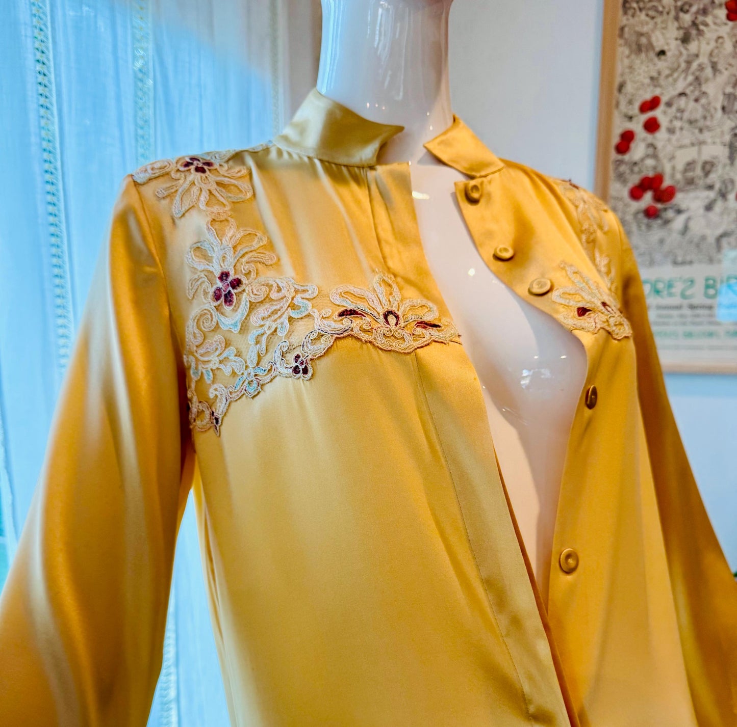 La Perla NWT Yellow Silk Duster