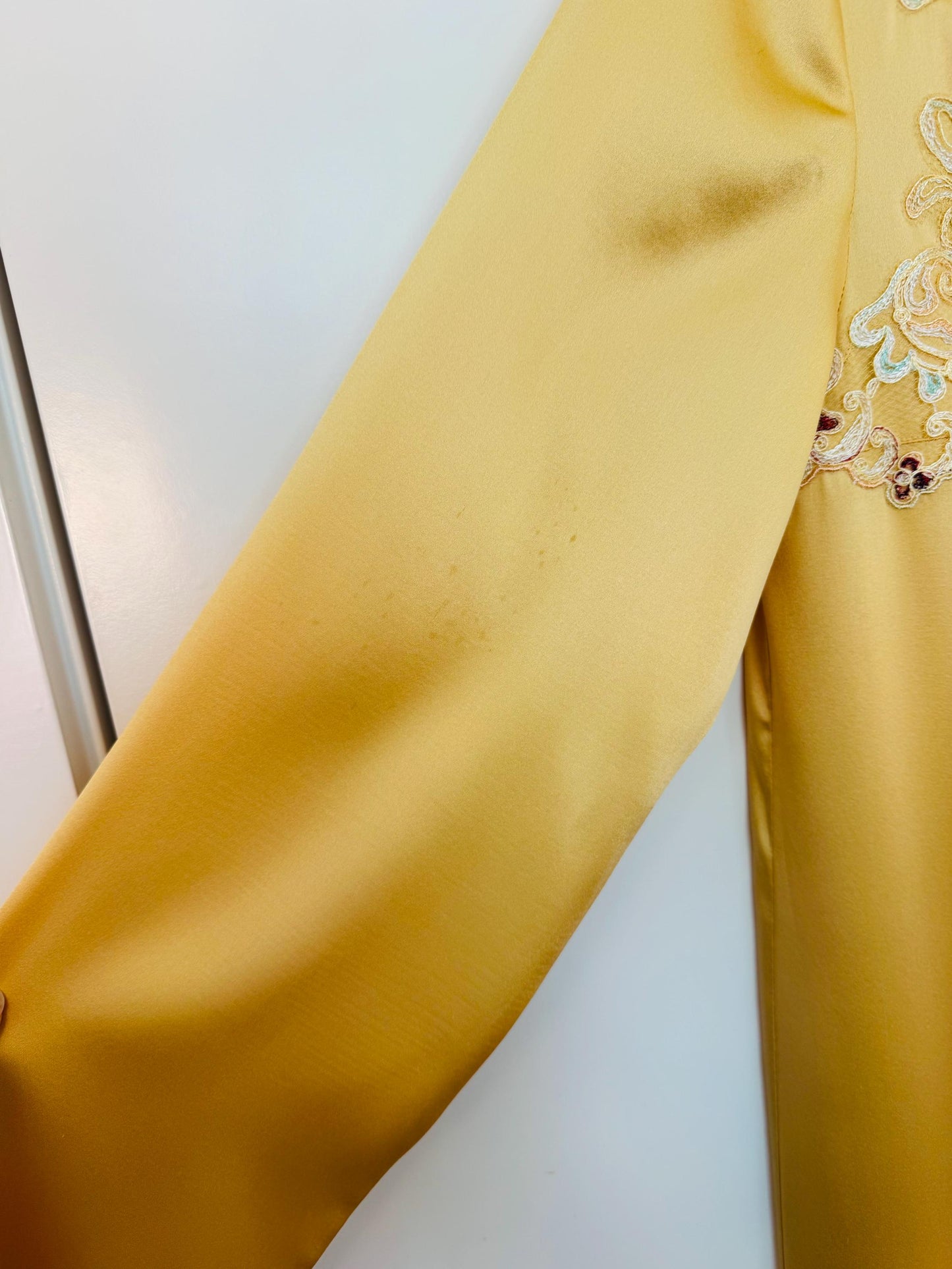 La Perla NWT Yellow Silk Duster