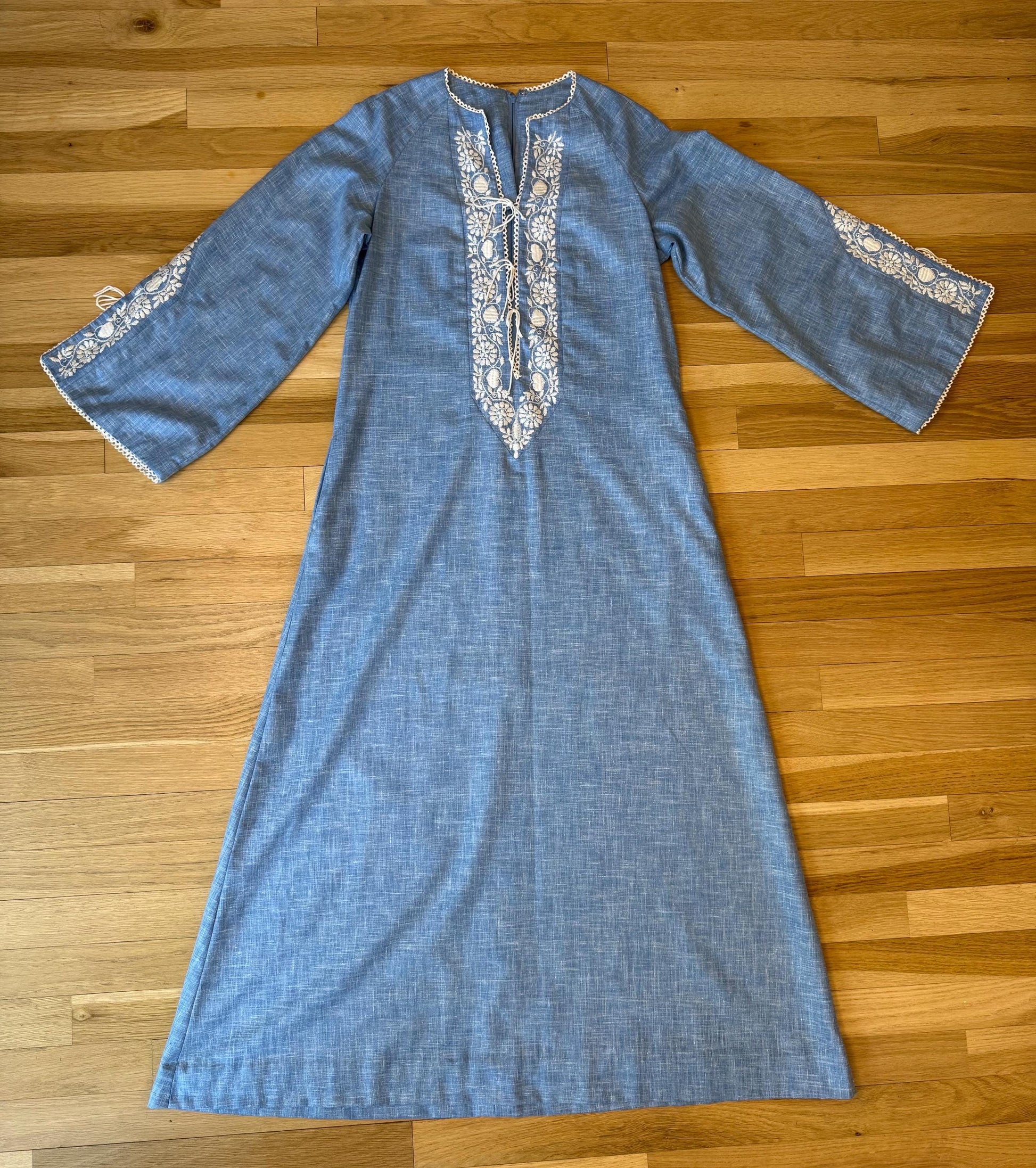 70s Archival Bill Tice Caftan As Seen on Liz Taylor