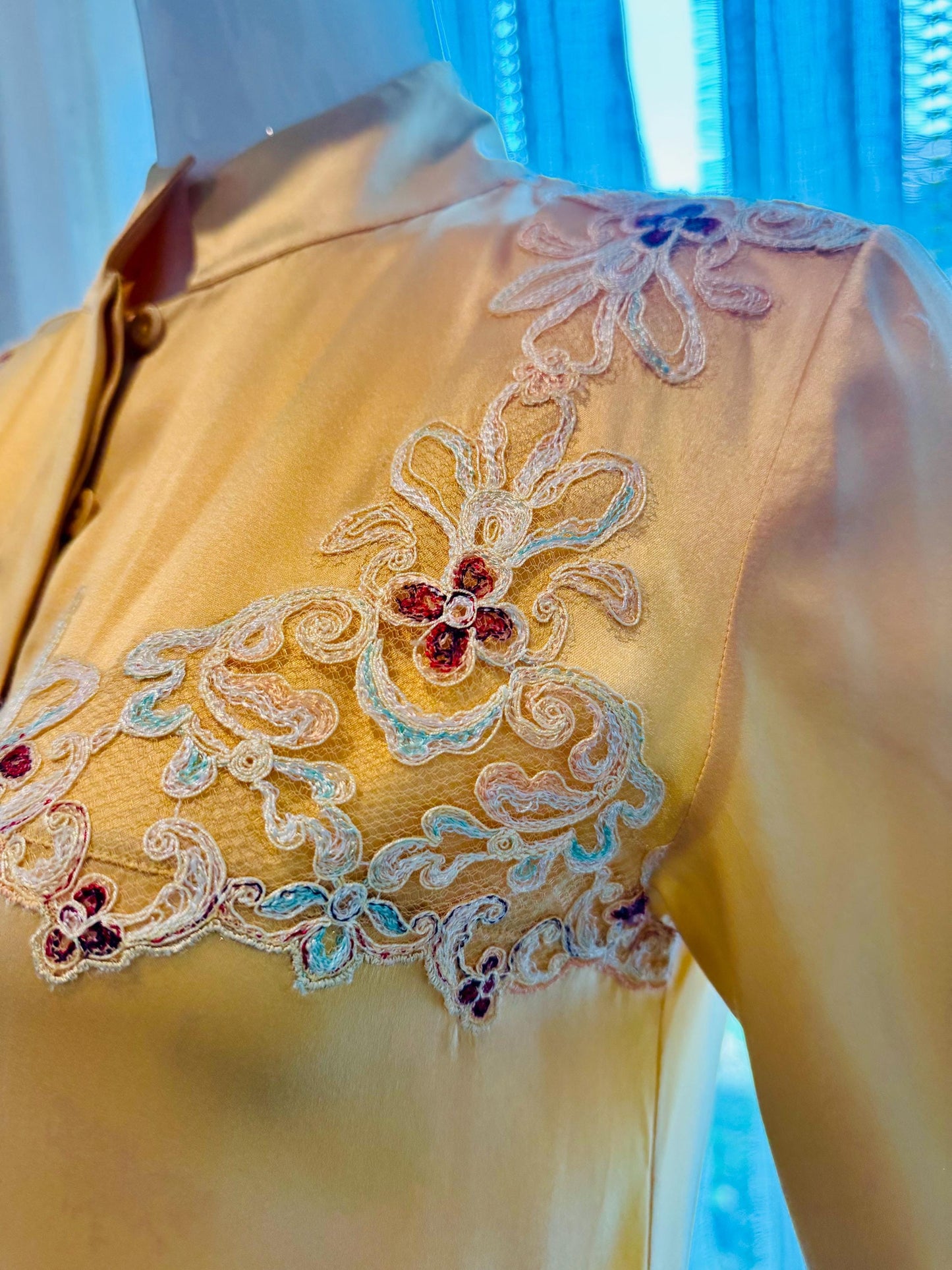 La Perla NWT Yellow Silk Duster