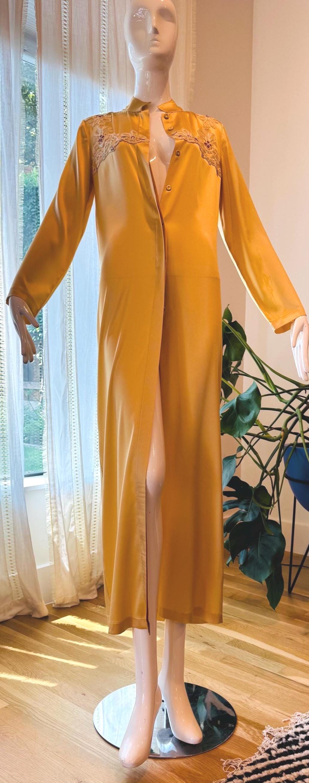 La Perla NWT Yellow Silk Duster