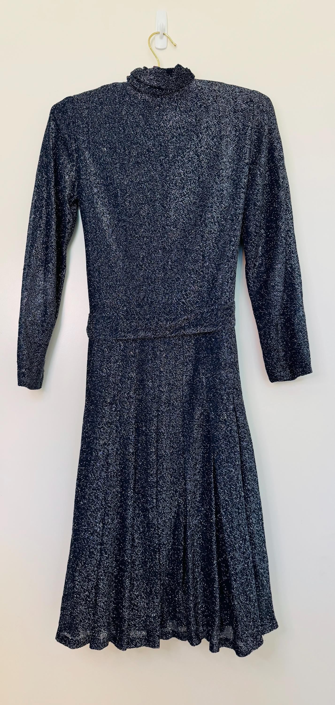 60s Geoffrey Beene Mod Lurex Dress