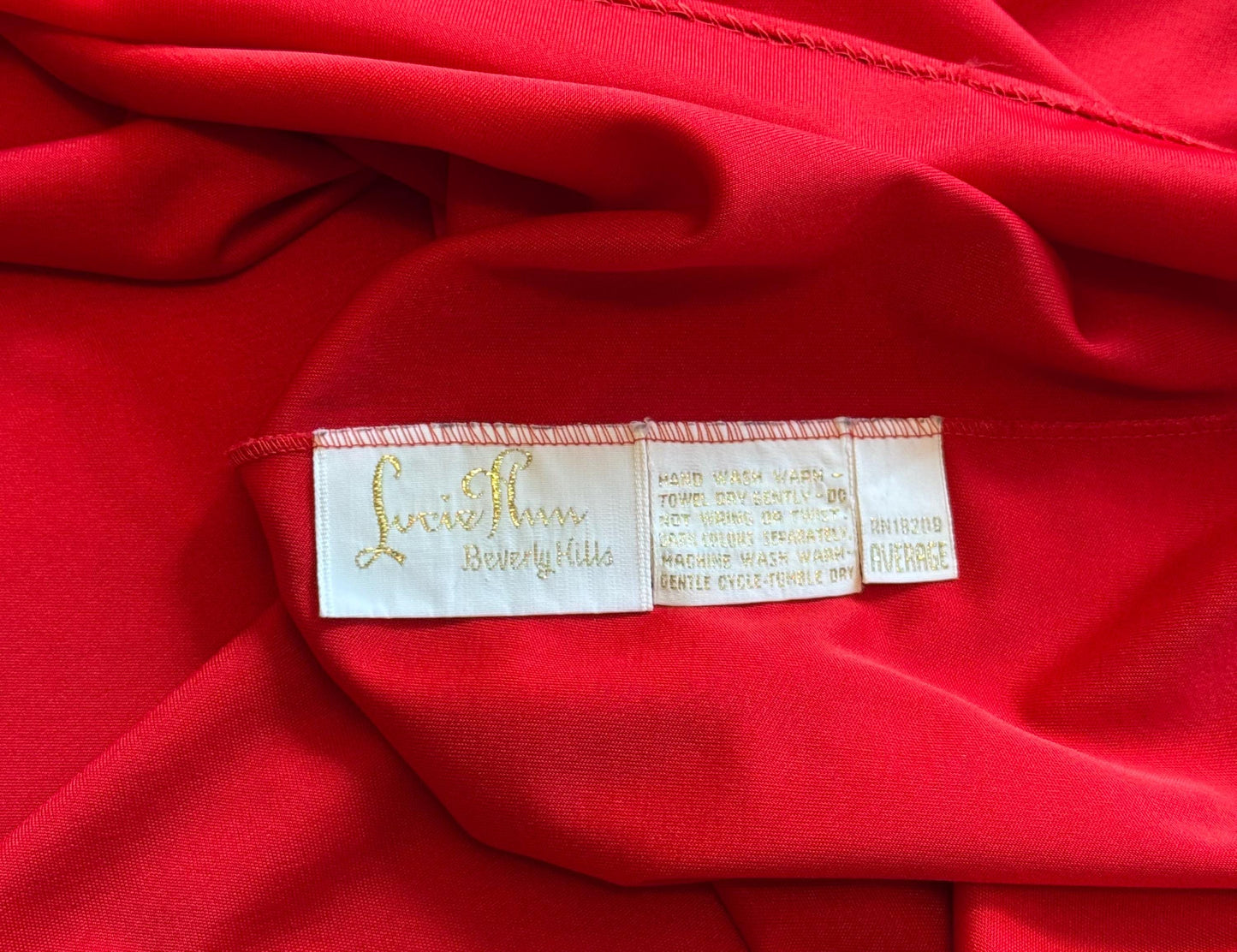 Disco Era Red Lucie Ann Caftan Dress