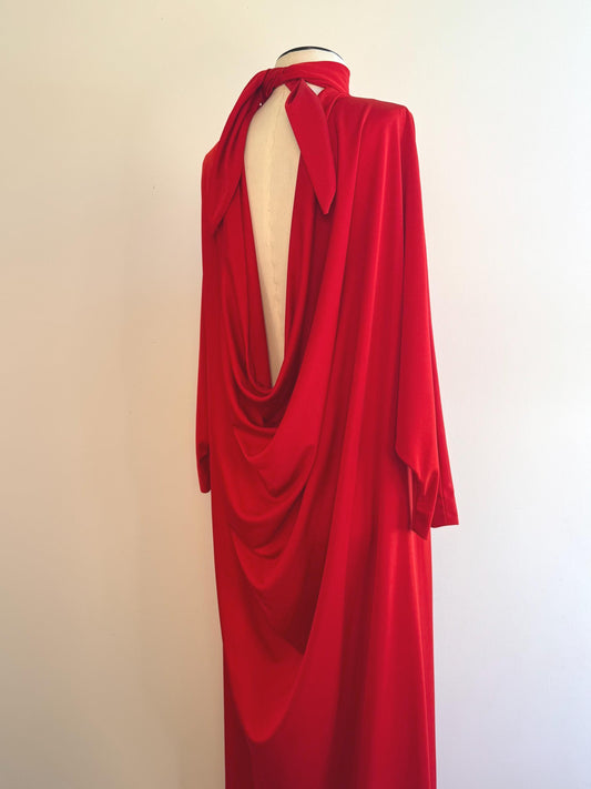 Disco Era Red Lucie Ann Caftan Dress