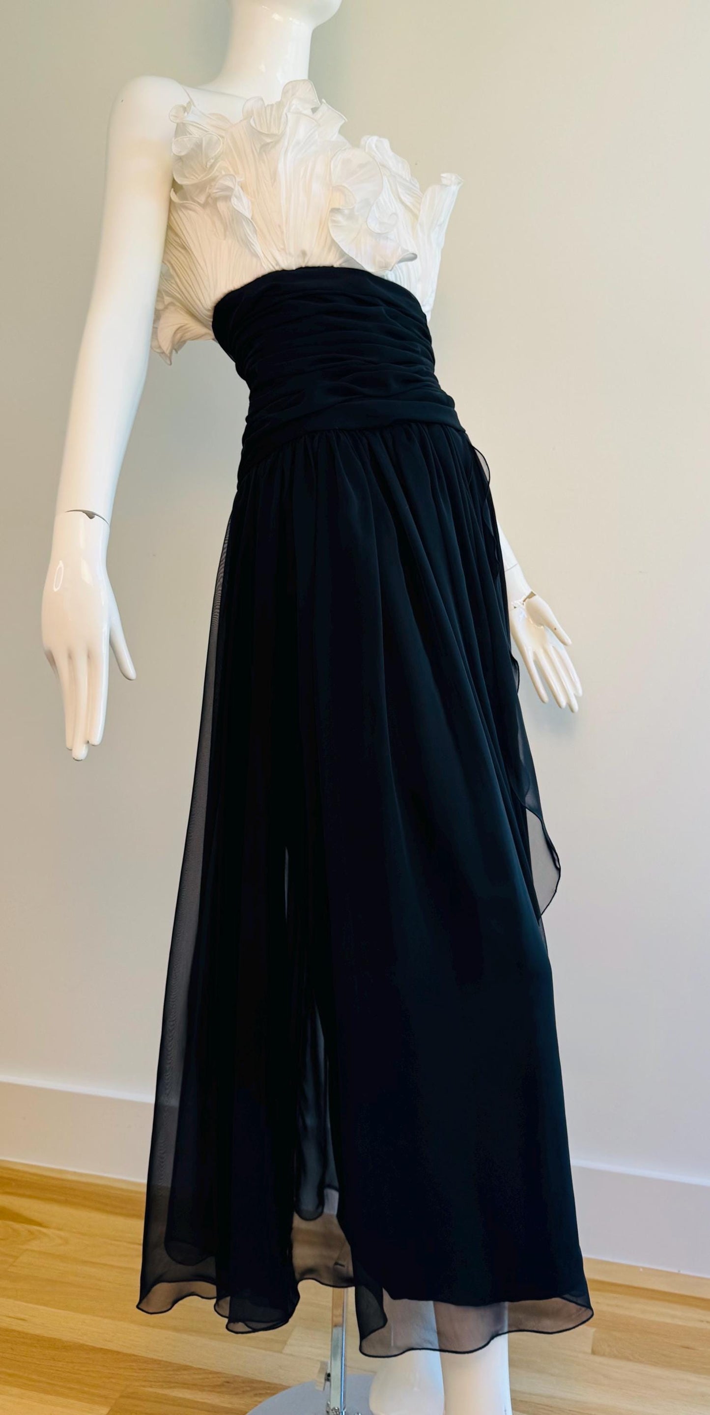 Vintage Eugene Alexander Sculptural Gown