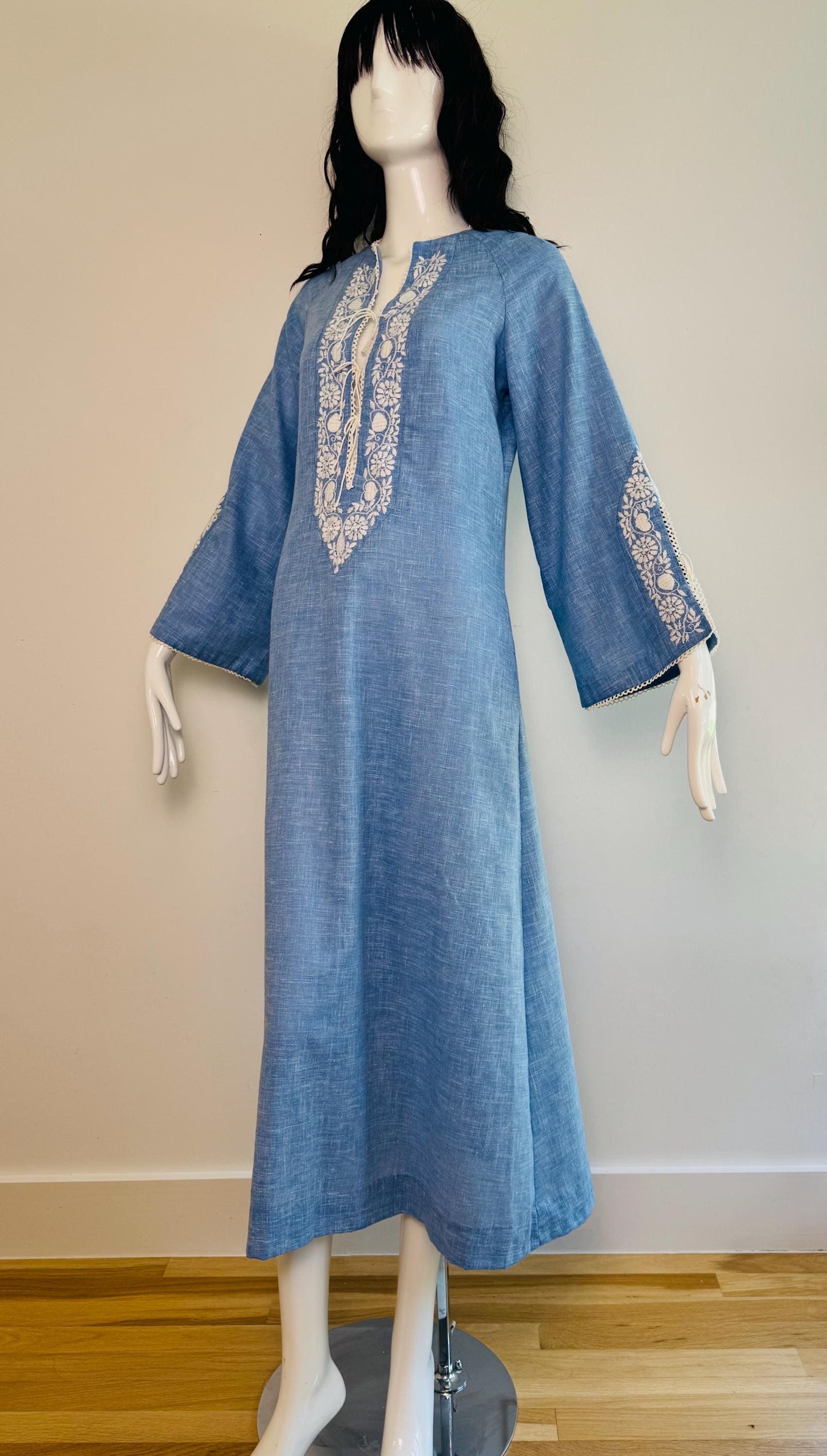 70s Archival Bill Tice Caftan As Seen on Liz Taylor
