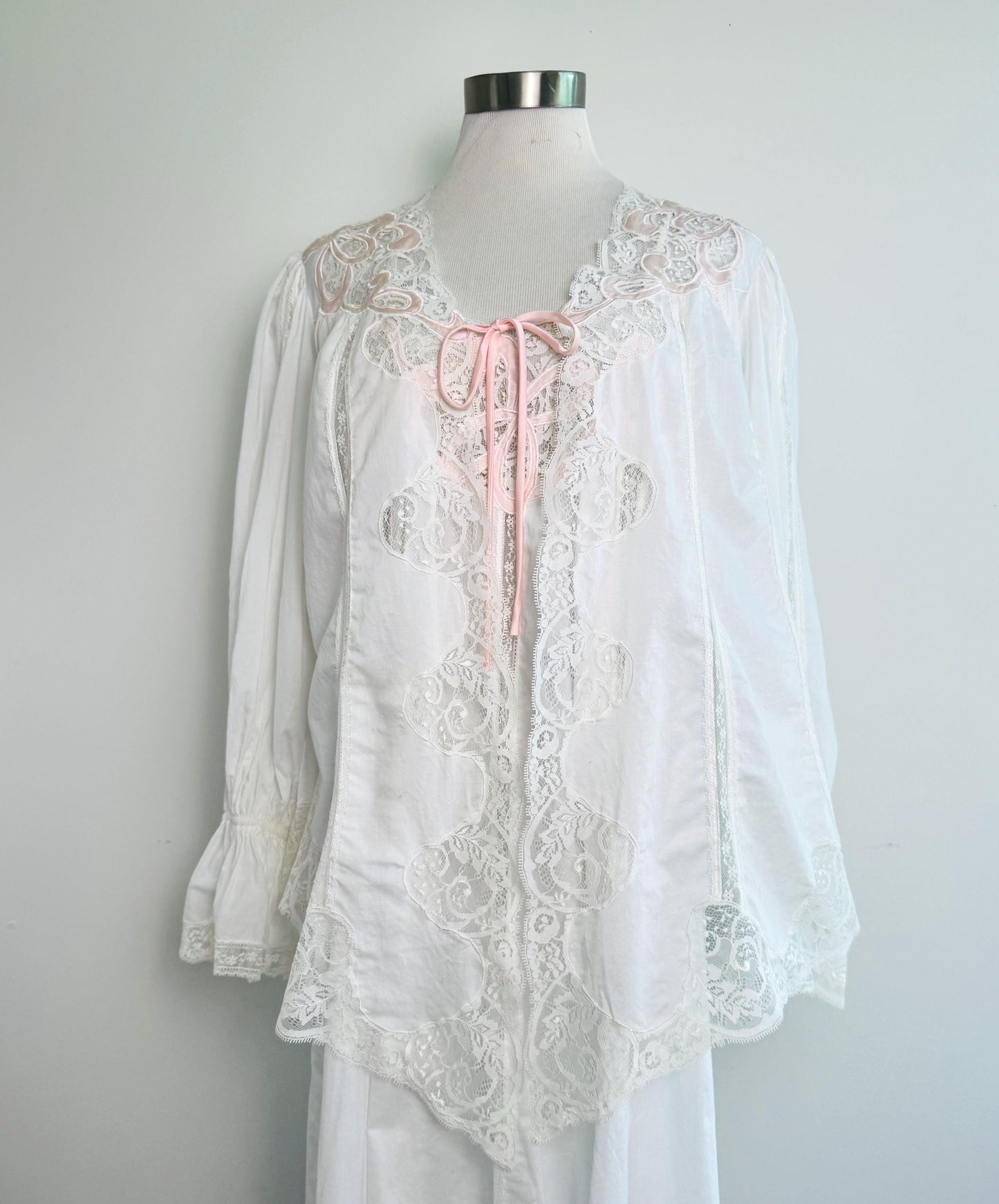 Vintage NATORI Cotton Edwardian Style Set