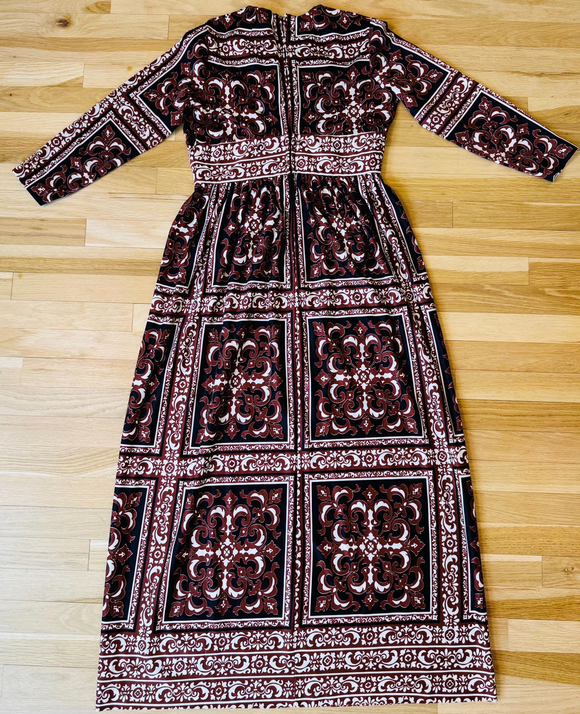 70s Avalon Printed Maxi Dress