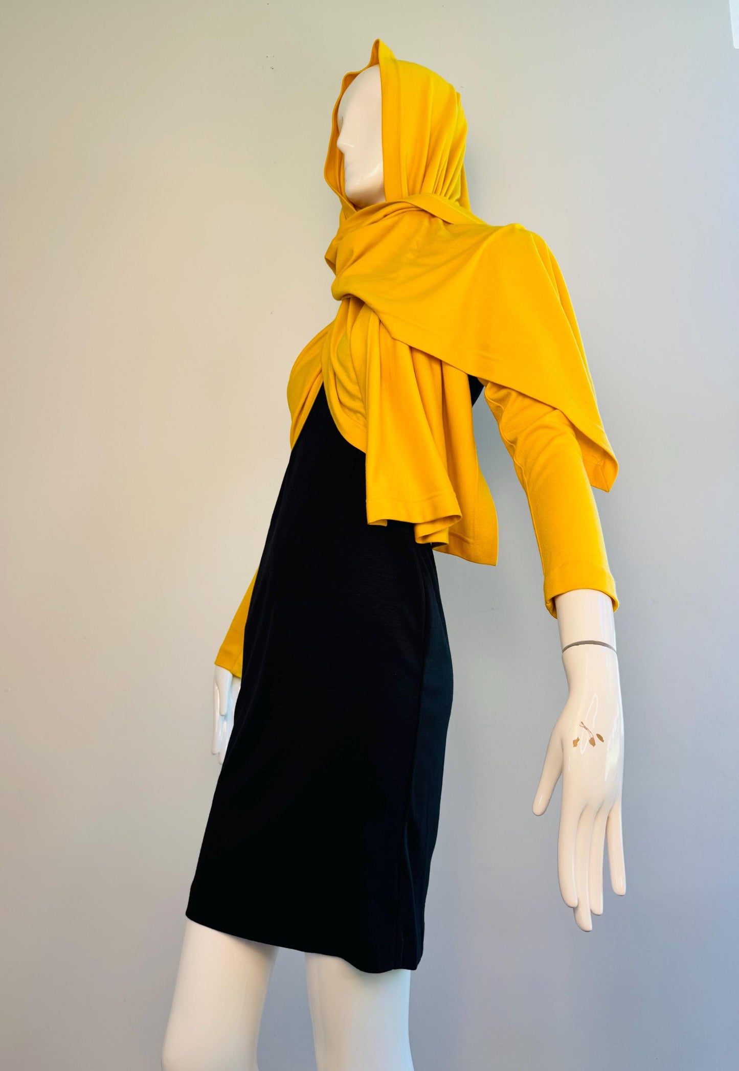 Rare Patrick Kelly Yellow and Black Shift Dress