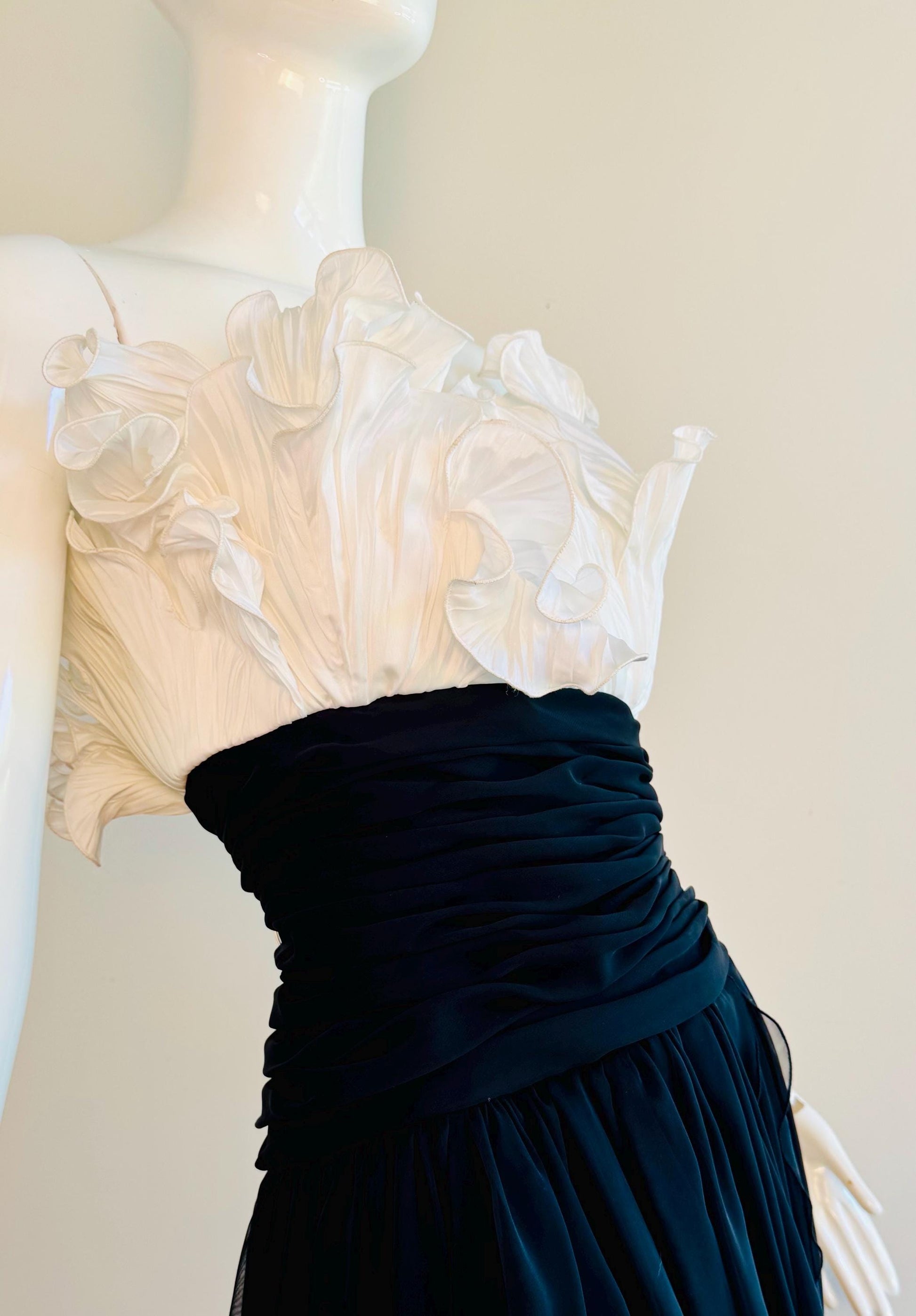 Vintage Eugene Alexander Sculptural Gown