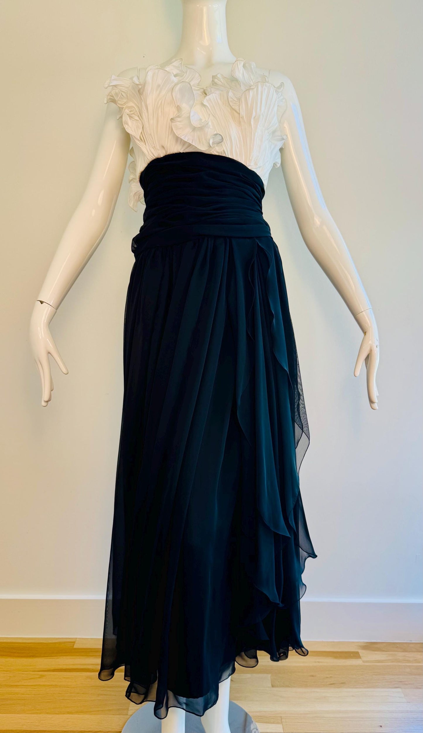 Vintage Eugene Alexander Sculptural Gown