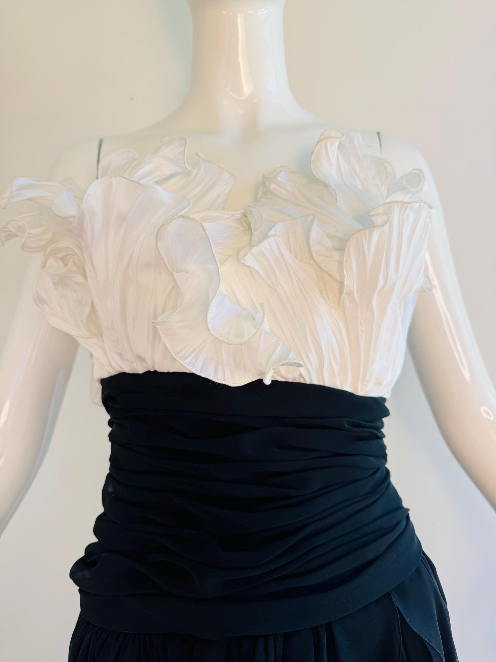 Vintage Eugene Alexander Sculptural Gown