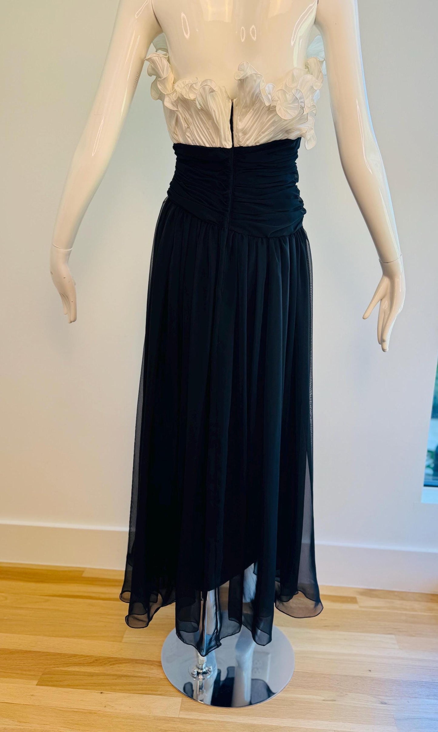 Vintage Eugene Alexander Sculptural Gown
