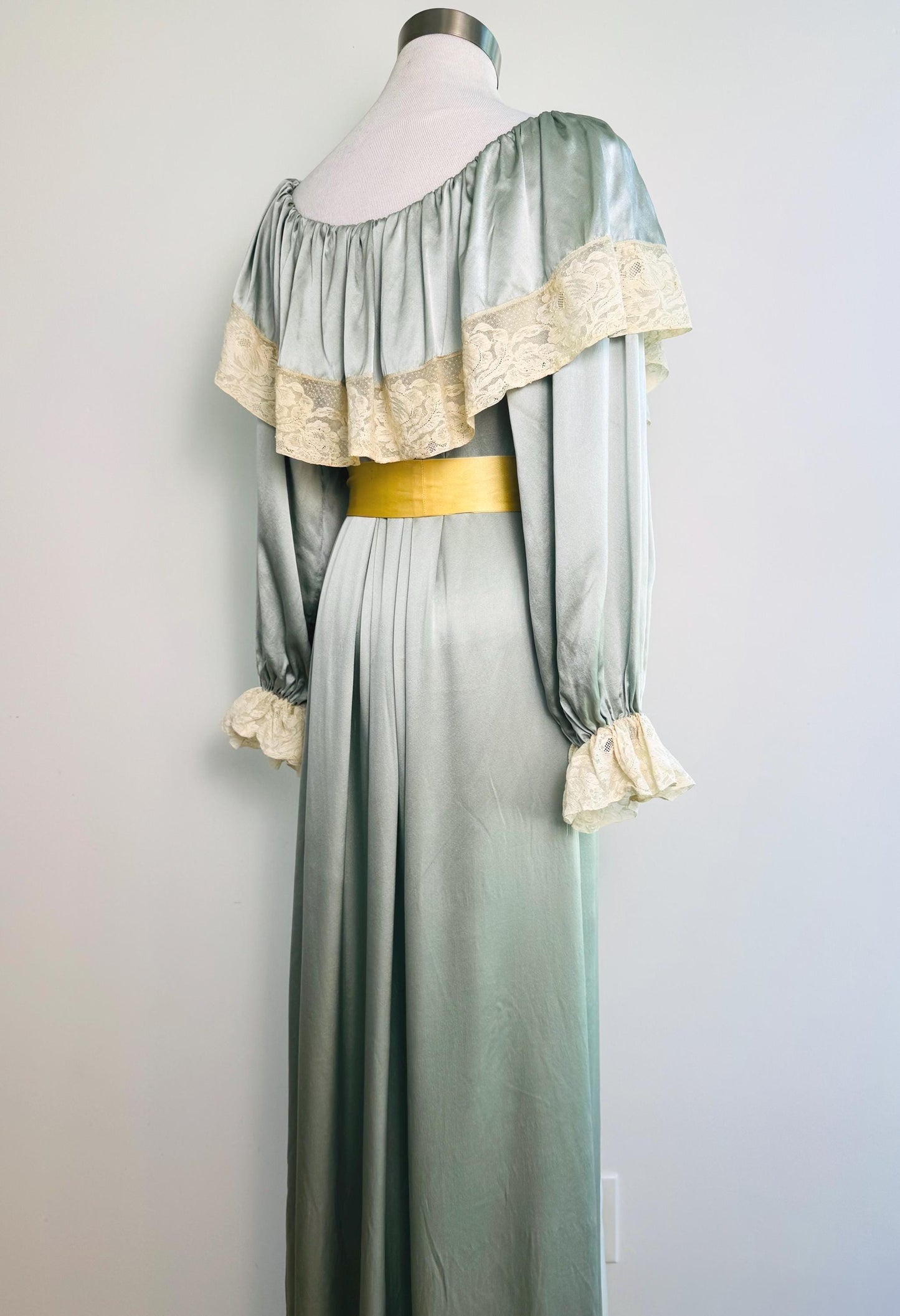 Peggy Jennings Silk Off The Shoulders Gown