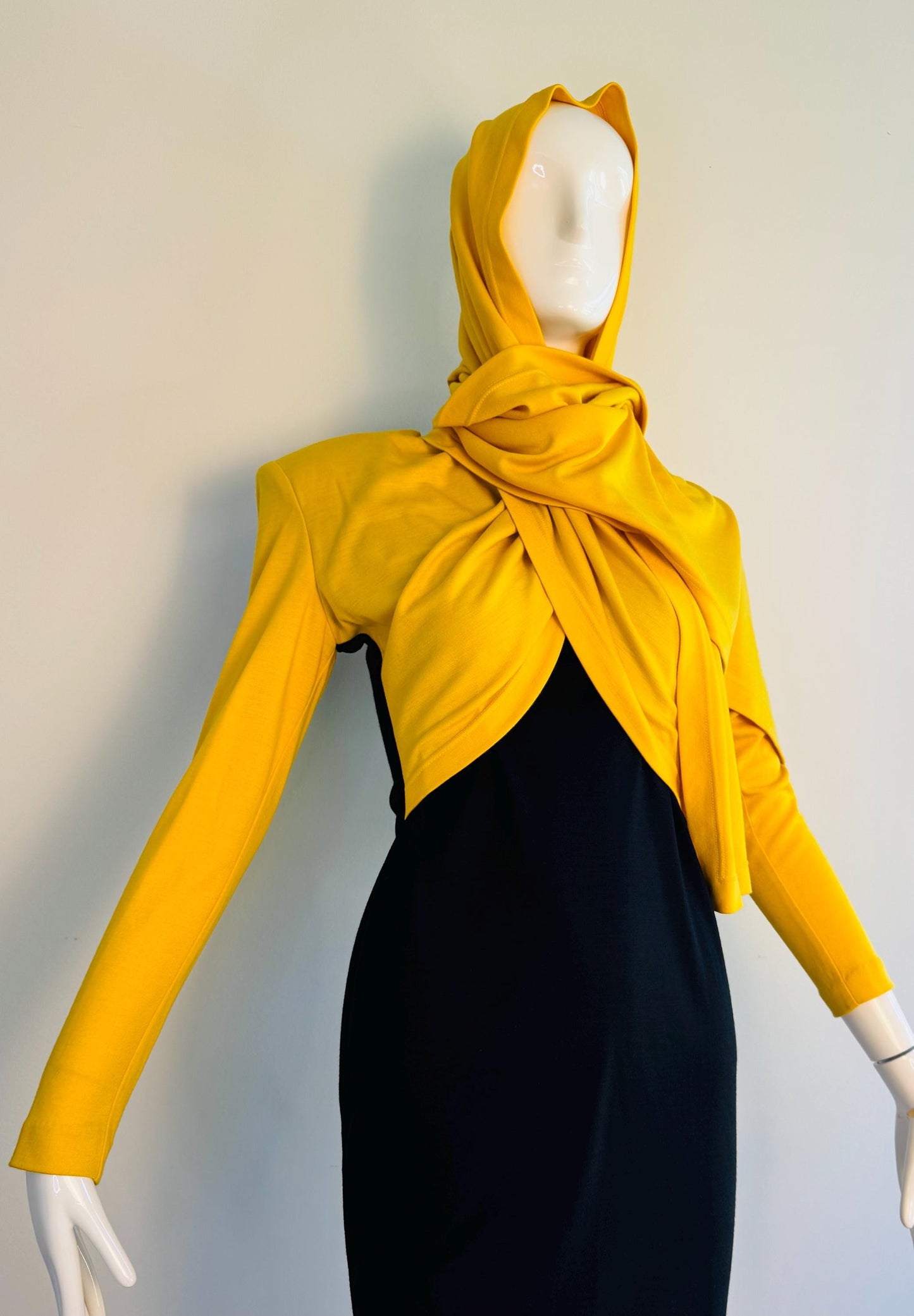 Rare Patrick Kelly Yellow and Black Shift Dress