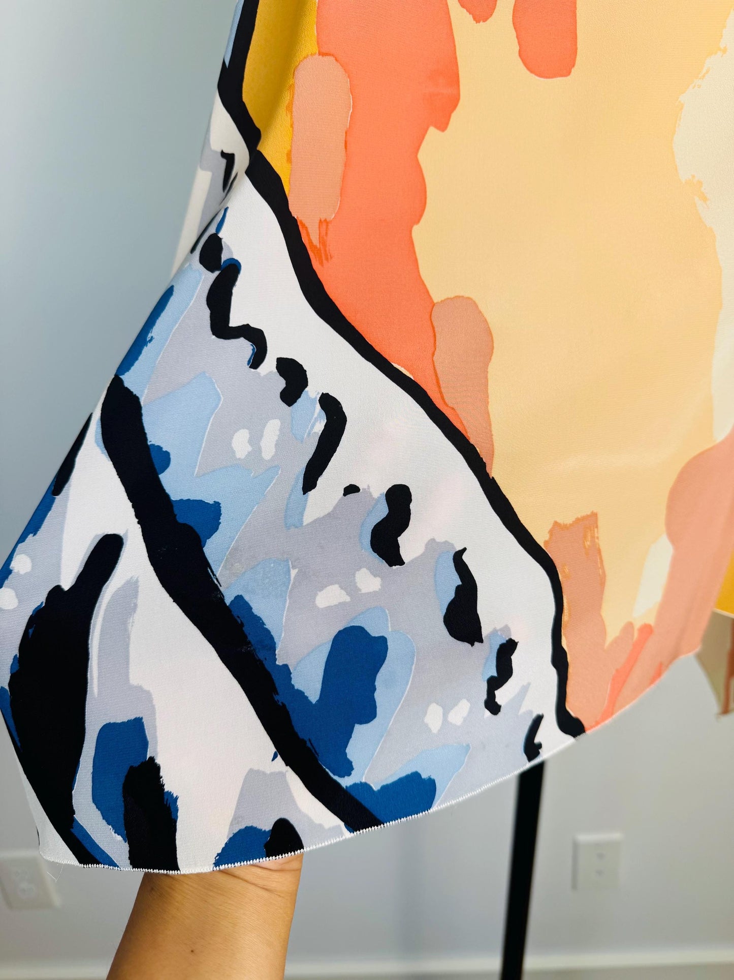 Vintage Michael Vollbracht Wearable Art Silk Tunic