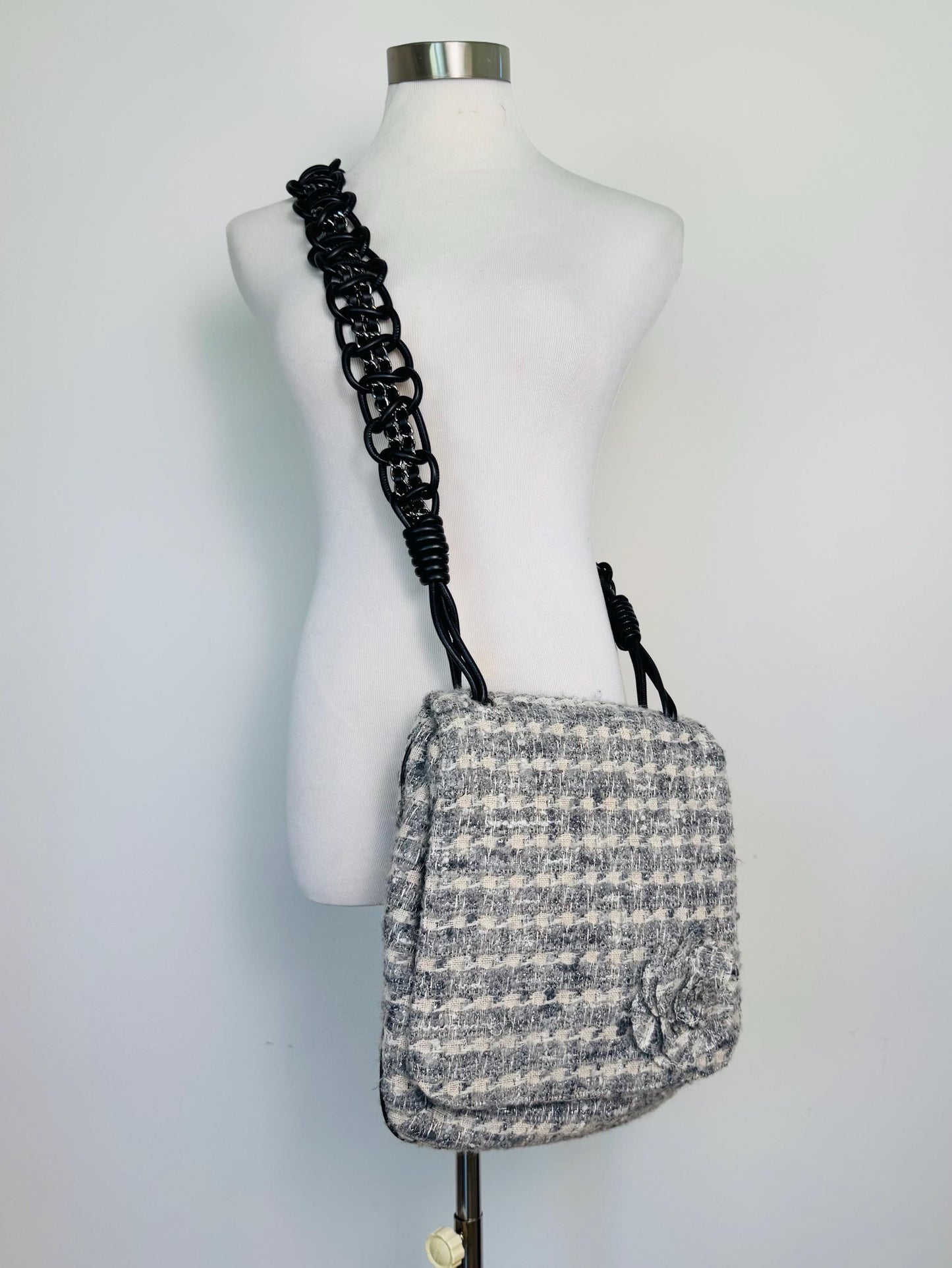 Chanel Fall 2005 Runway Tweed Crossbody Bag