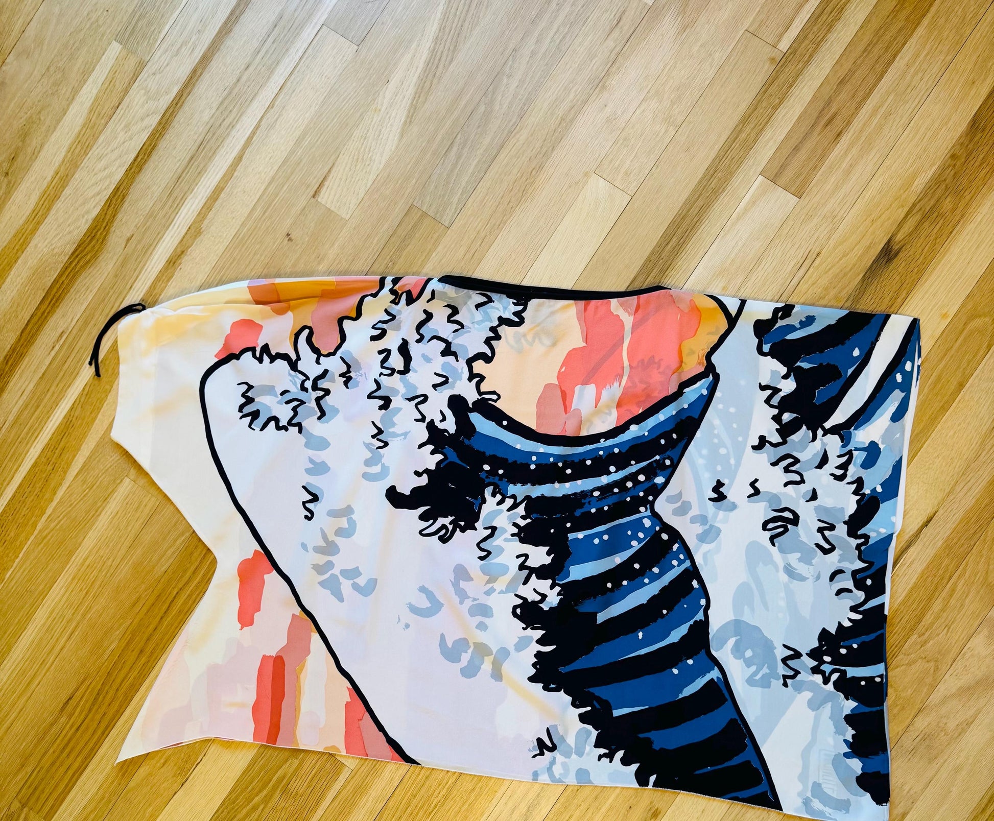 Vintage Michael Vollbracht Wearable Art Silk Tunic