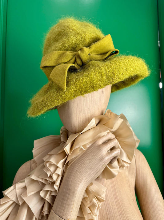 60s Mod Christian Dior Mohair Soft Hat