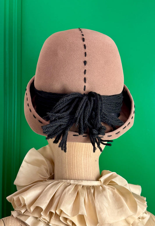 60s Christian Dior Mod Dome Pill Box Hat