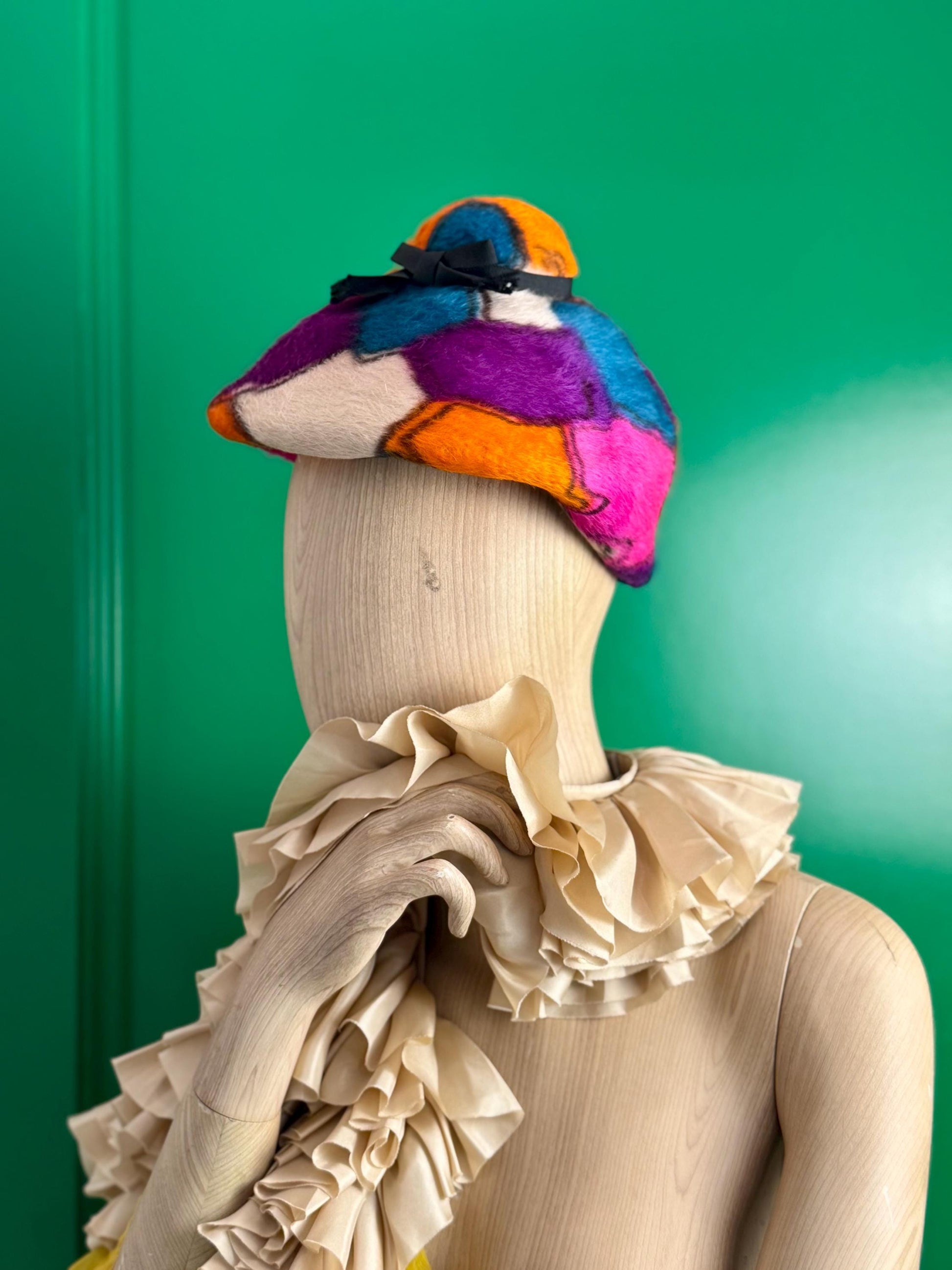 60s Yves Saint Laurent Faux Fur Hat