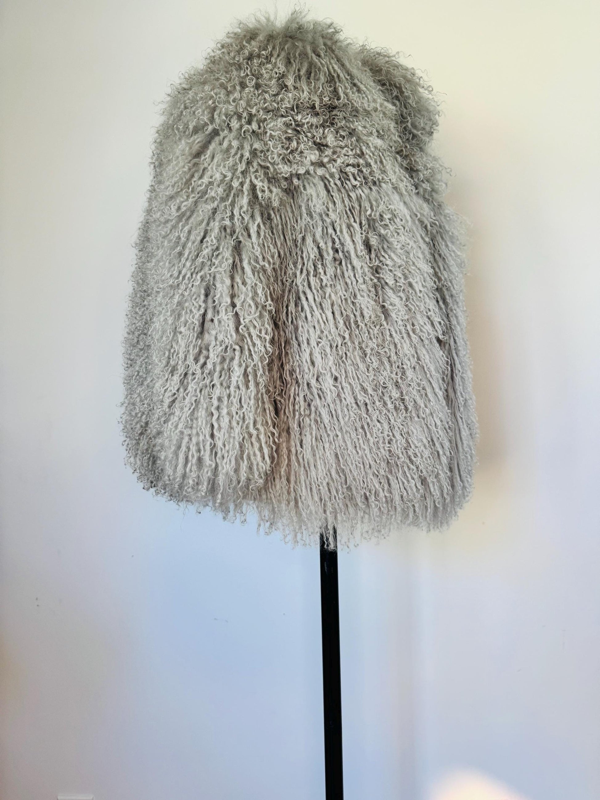 Y2K Adrienne Landau Dyed Mongolian Fur Coat