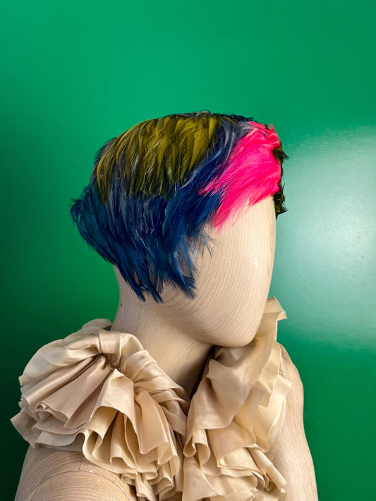 Vintage Christian Dior Feather Hat