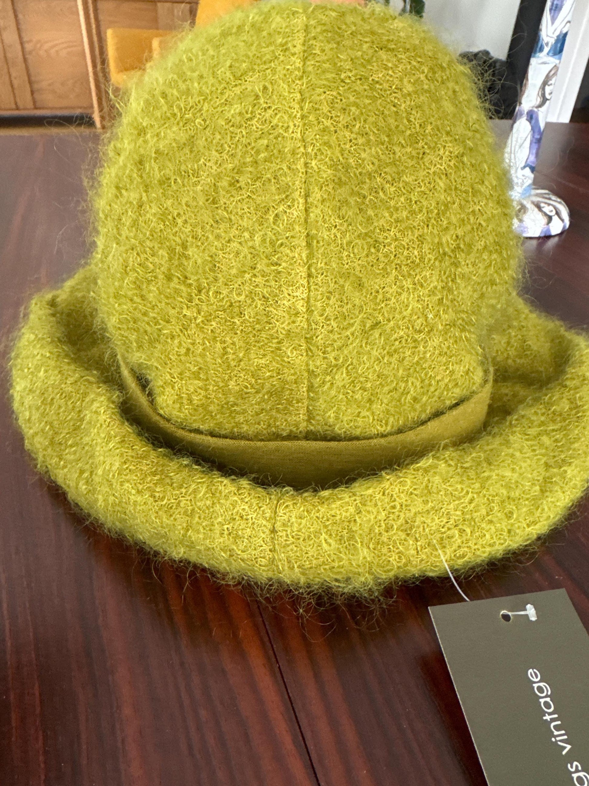 60s Mod Christian Dior Mohair Soft Hat
