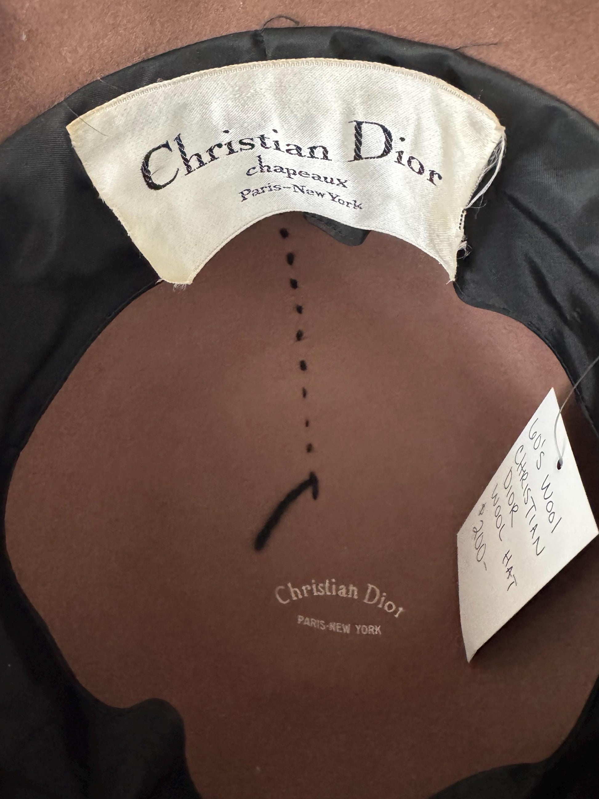 60s Christian Dior Mod Dome Pill Box Hat