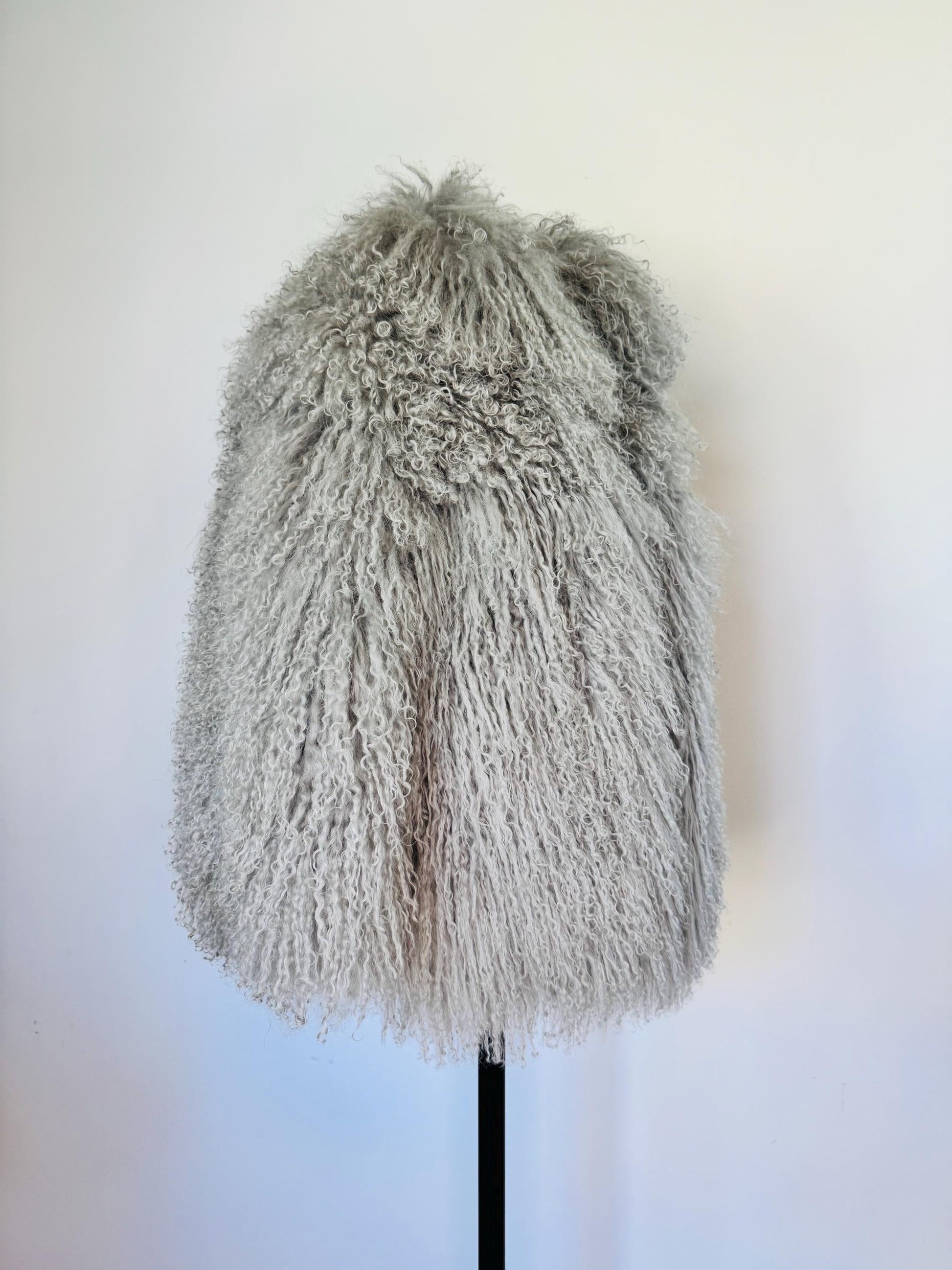 Y2K Adrienne Landau Dyed Mongolian Fur Coat