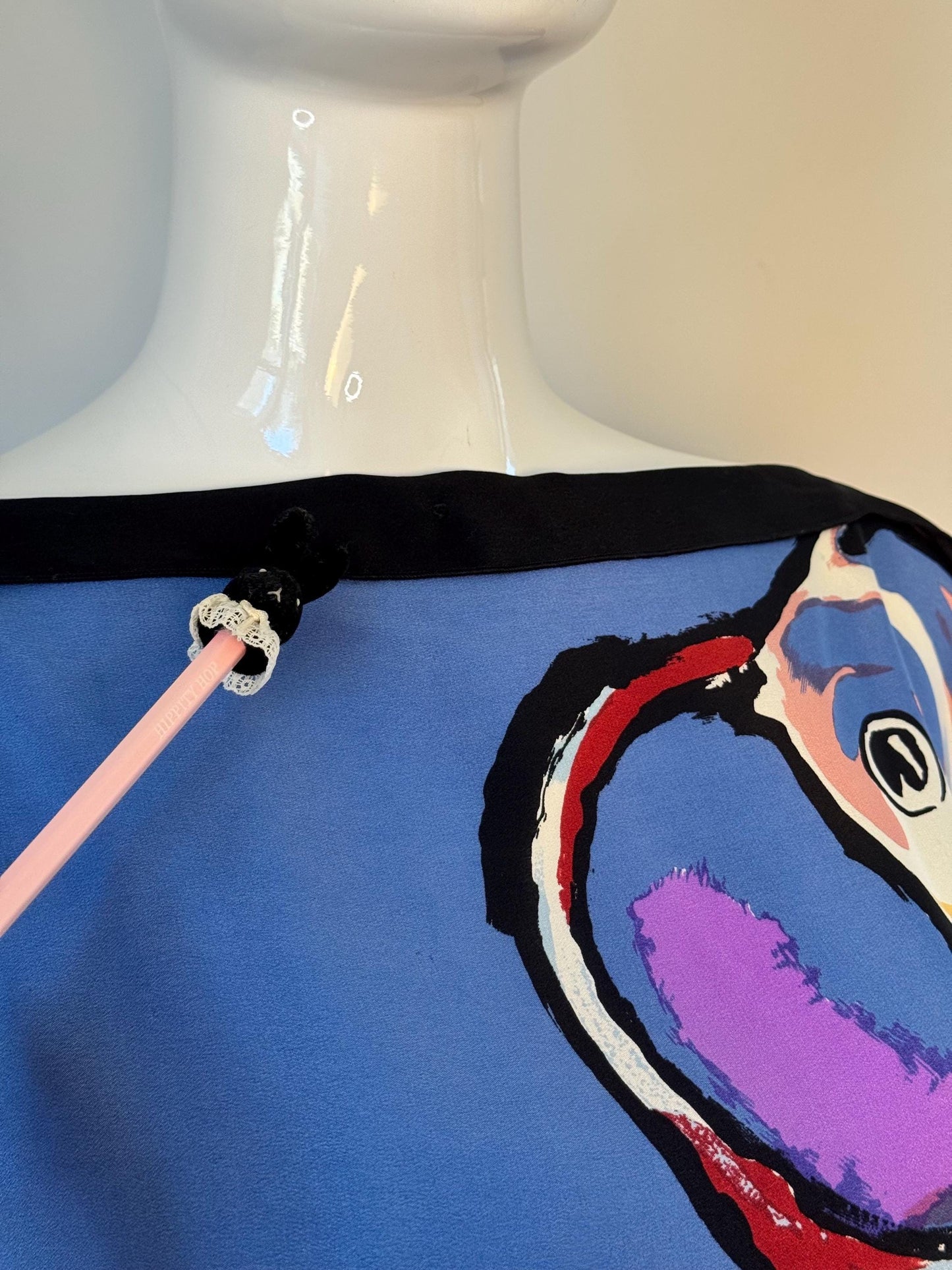 80s Michaele Vollbracht Art to Wear Silk Tunic Dress
