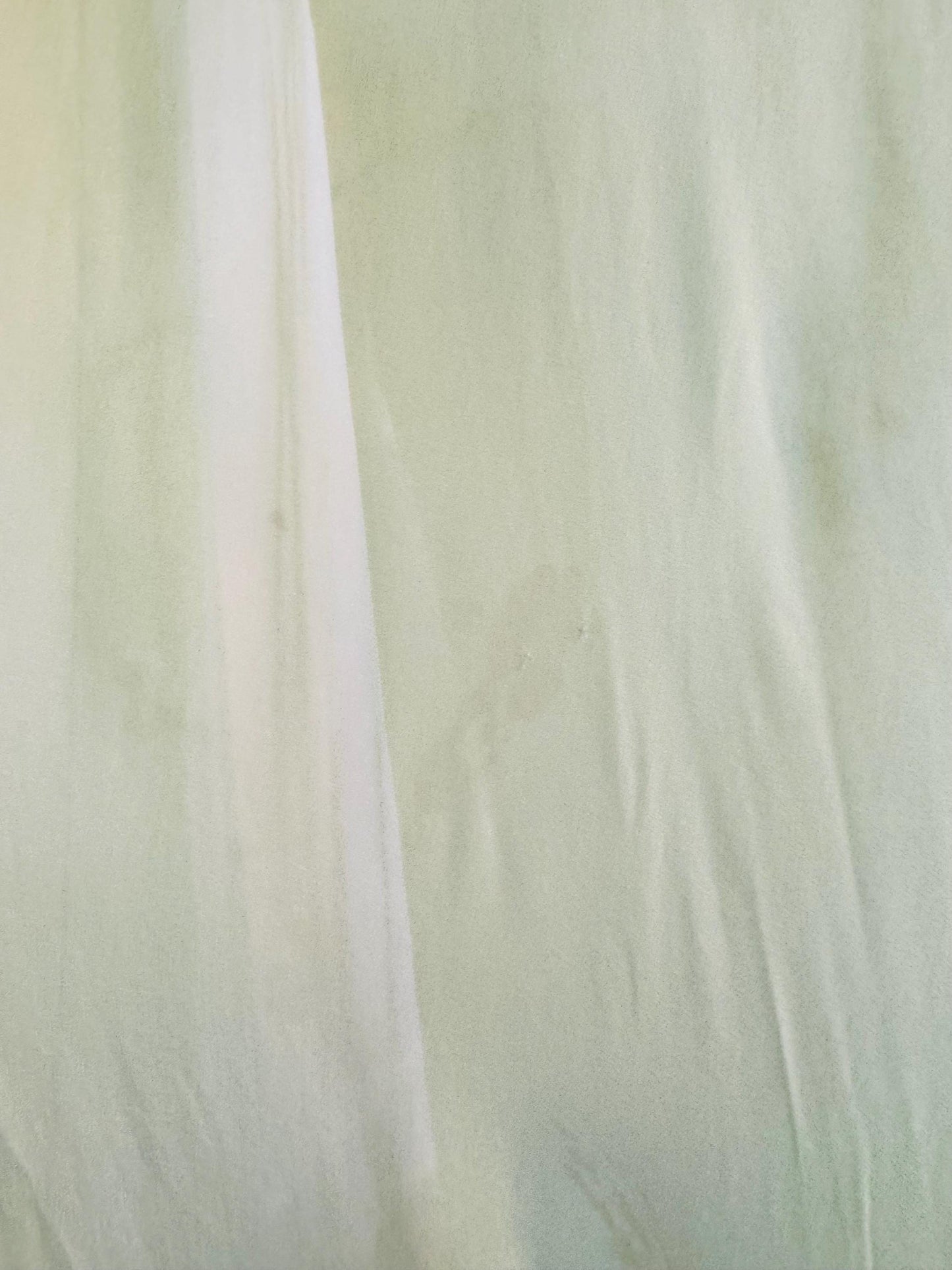 Vintage Bill Tice for Malcolm Starr Lime Green Silk Chiffon Sweeping Gown
