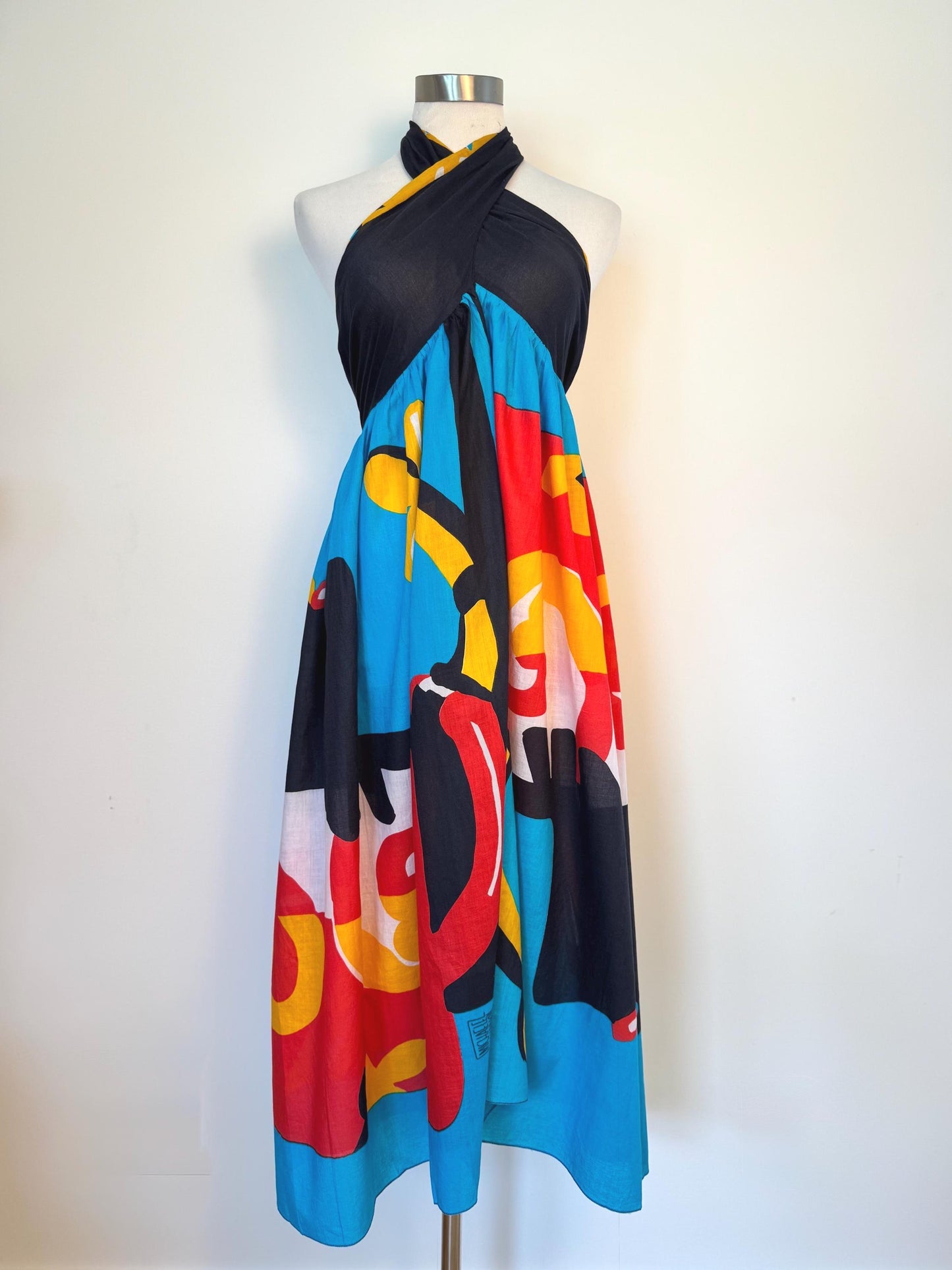 1980s Michaele Volbracht 3 Piece Beach Wear